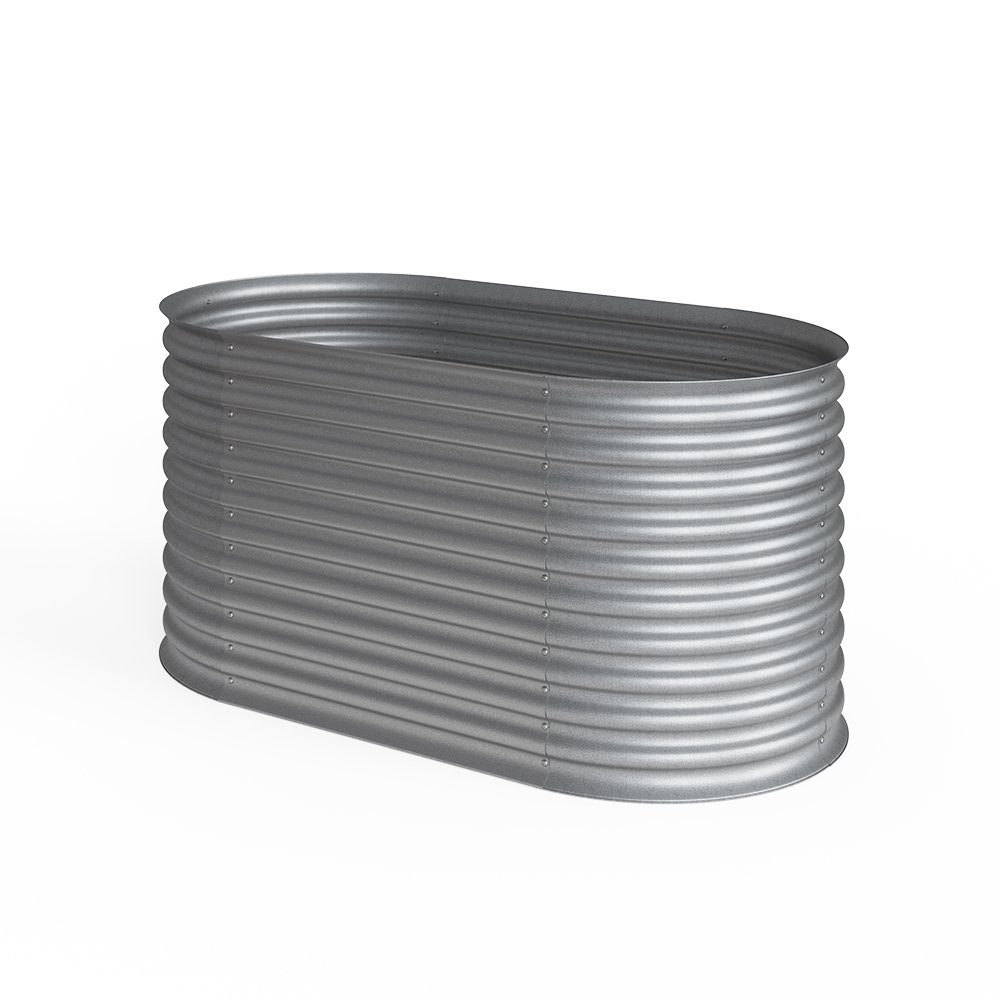OK-Living Hochbeet, Silber, 160 x 82 cm