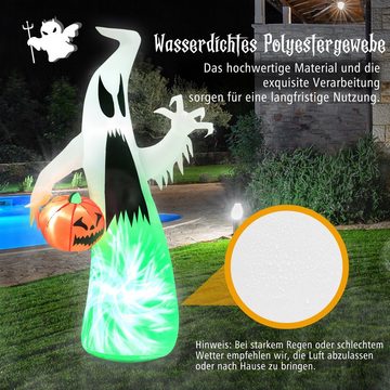 COSTWAY Dekoobjekt Halloween-Dekoration, 180 cm, mit LED