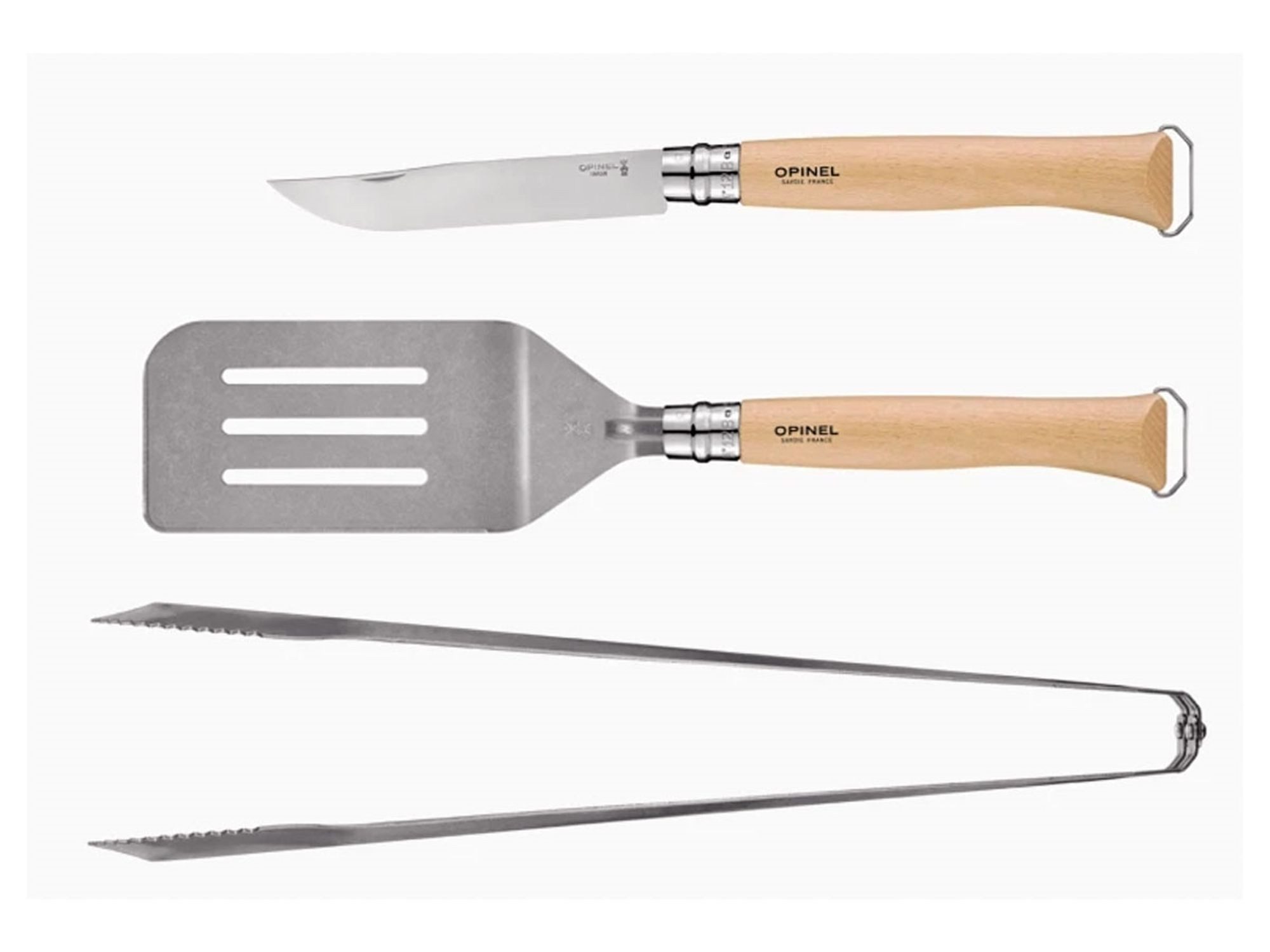 Opinel Universalküchenmesser Opinel No 12B Barbecue-Set, 3-teilig, 002733