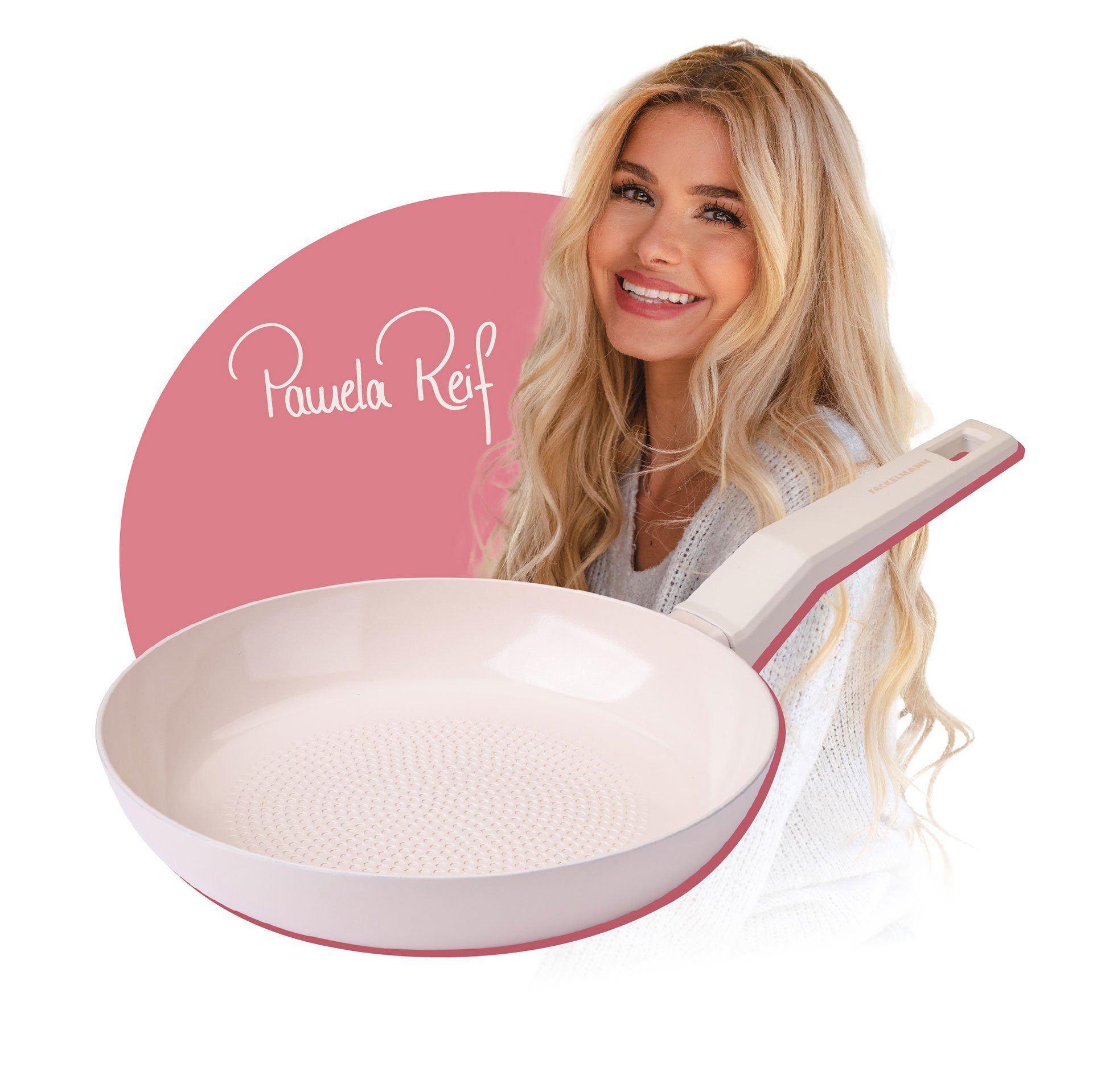 FACKELMANN Bratpfanne Shell Pfanne, Keramikbeschichtete Kochpfanne