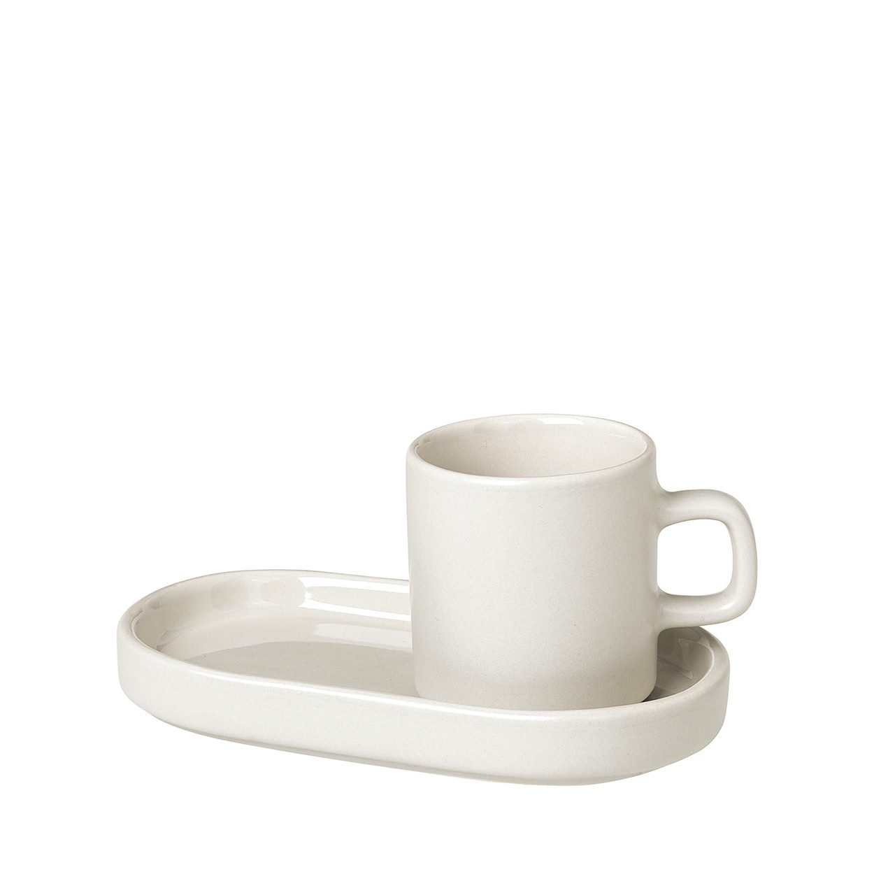 blomus Tasse -PILAR- Keramiktasse, Espressotasse, Kaffeetasse, 2-tlg., Keramik, Hochwertige Keramik, Zeitloses Design, Unikat