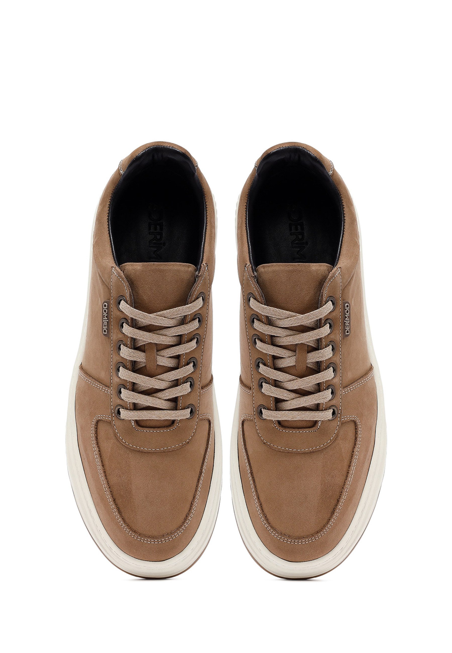 Derimod Freizeit-Sneaker aus Leder Sneaker Schnürsenkel, Lederfutter, Gummisohle