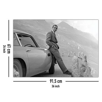 PYRAMID Poster James Bond Poster Sean Connery & Aston Martin 91,5 x 61 cm