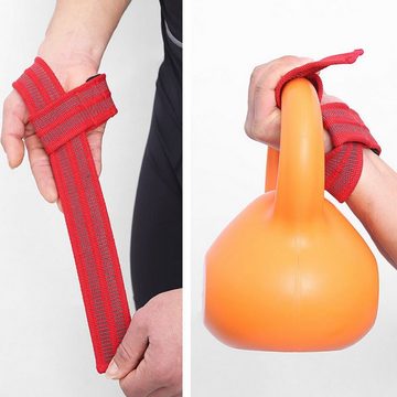 Juoungle Handbandage Für Fitness, Powerlifting, Grip Handgelenk Bandagen (2-tlg), Hilfstraktion