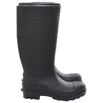 vidaXL Wathose Gummistiefel Schwarz Größe 38 PVC