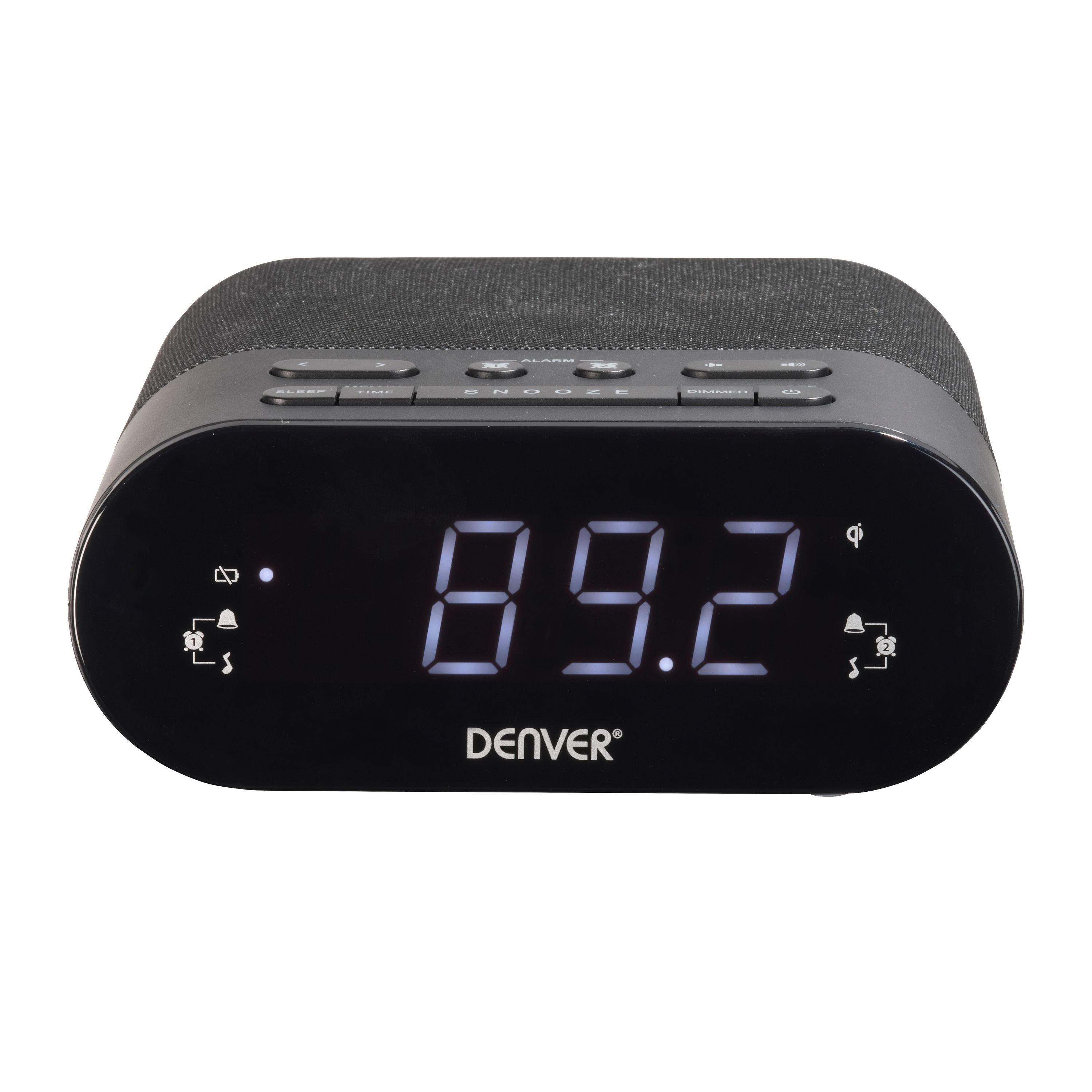 Denver Radiowecker CRQ-107 Qi-Charging 5 W, Senderspeicher