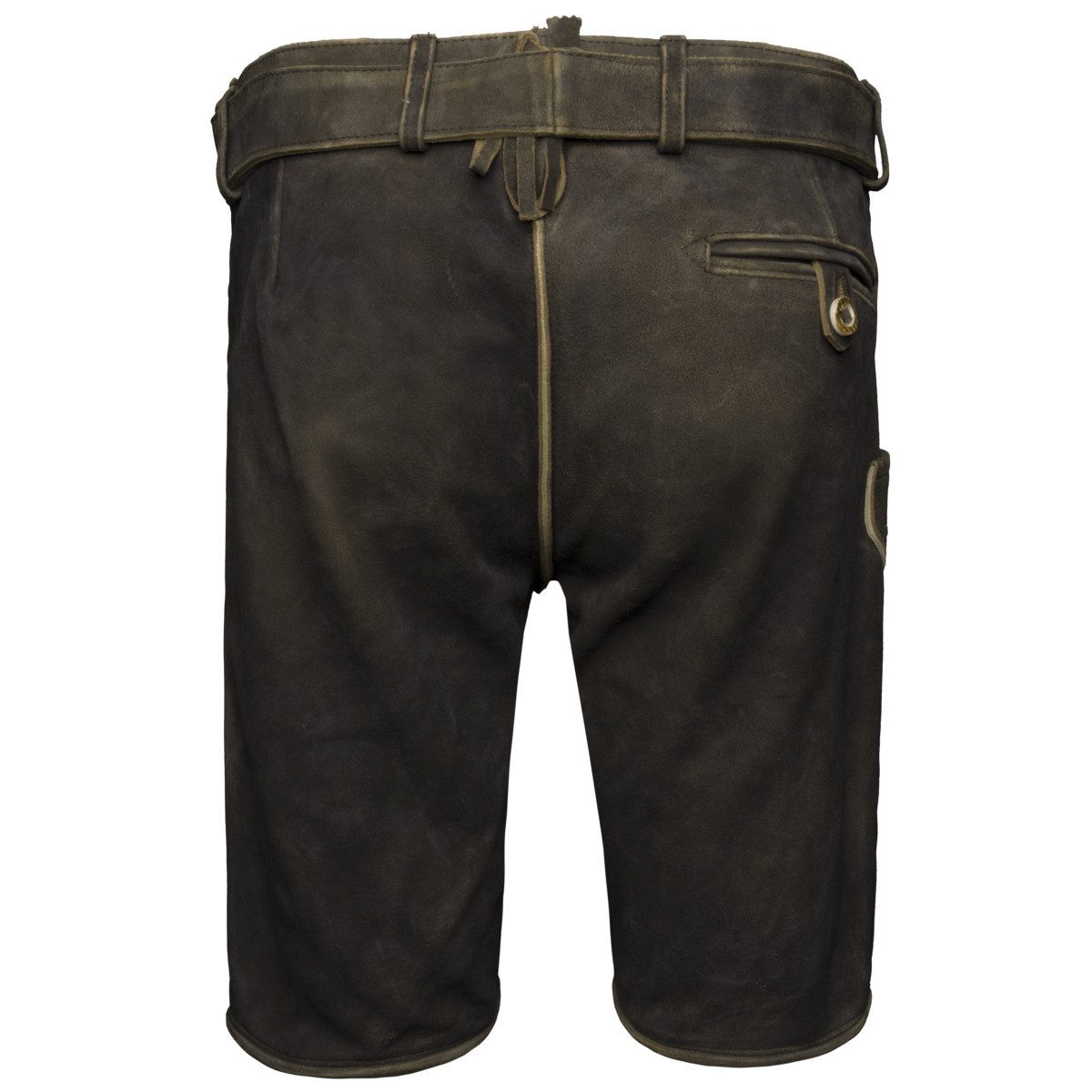 Krüger Trachtenlederhose Arendt Herren (1-tlg) Trachtenlederhose, Trachtenhose, Bayerische Lederhose, Oktoberfest