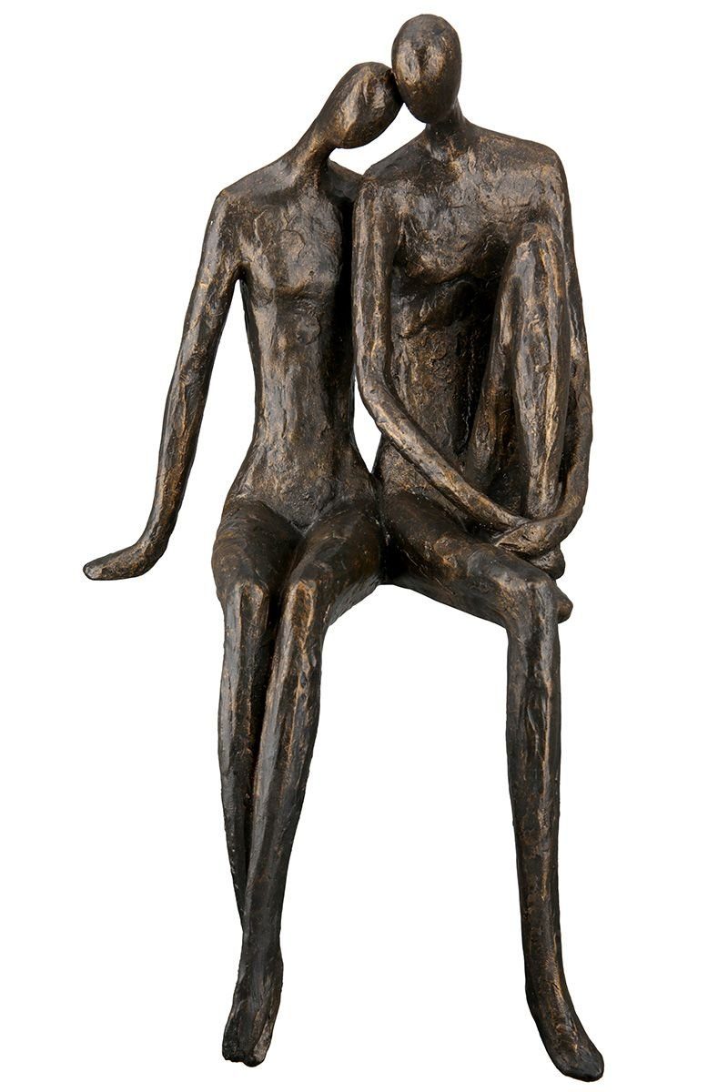 GILDE Dekoobjekt Poly Kantensitzer/Skulptur XL 'Couple' günstig online kaufen