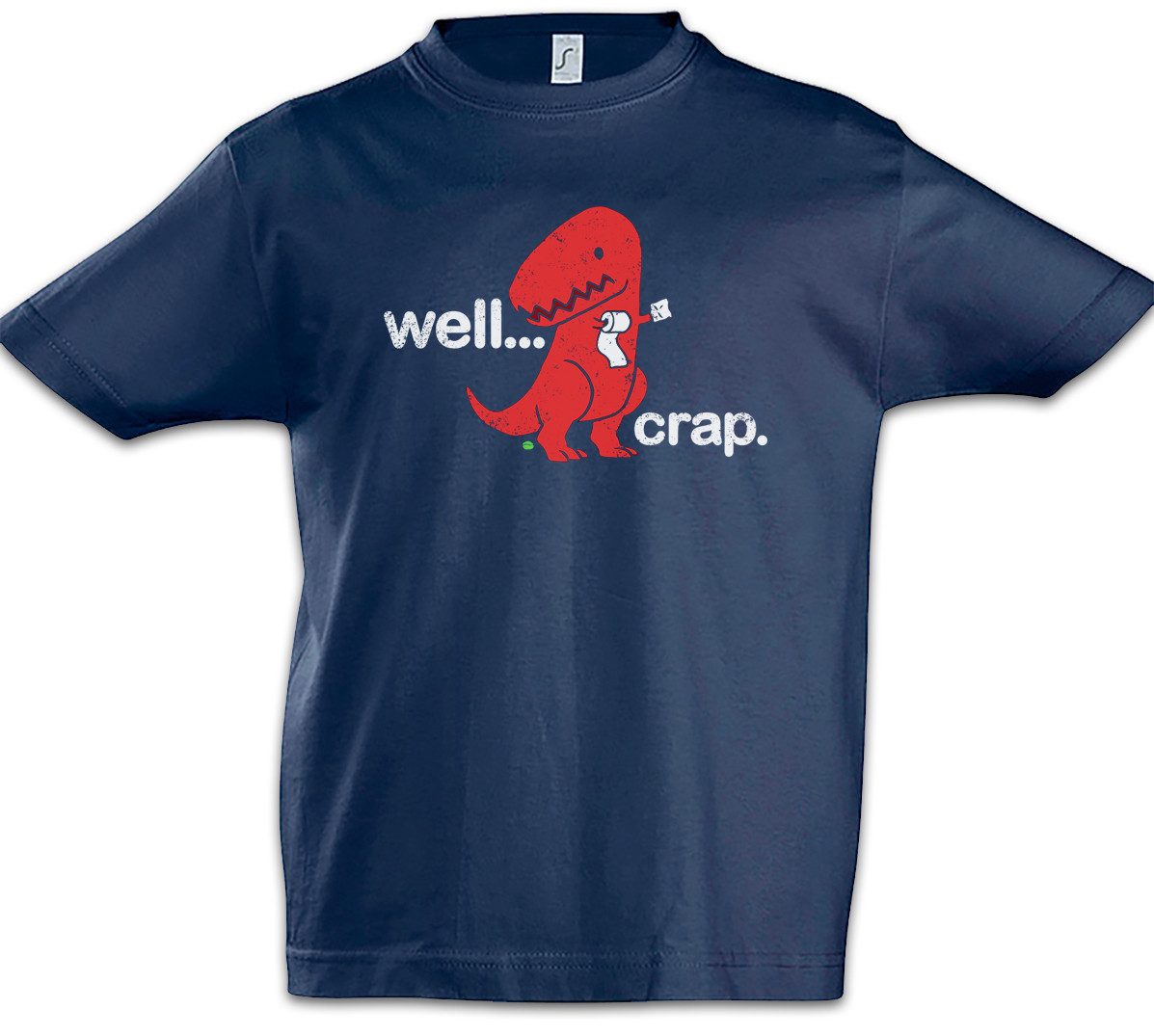 Print-Shirt Well Crap Kinder T-Shirt Tyrannosaurus Rex T-Rex Dinosaurier Dino