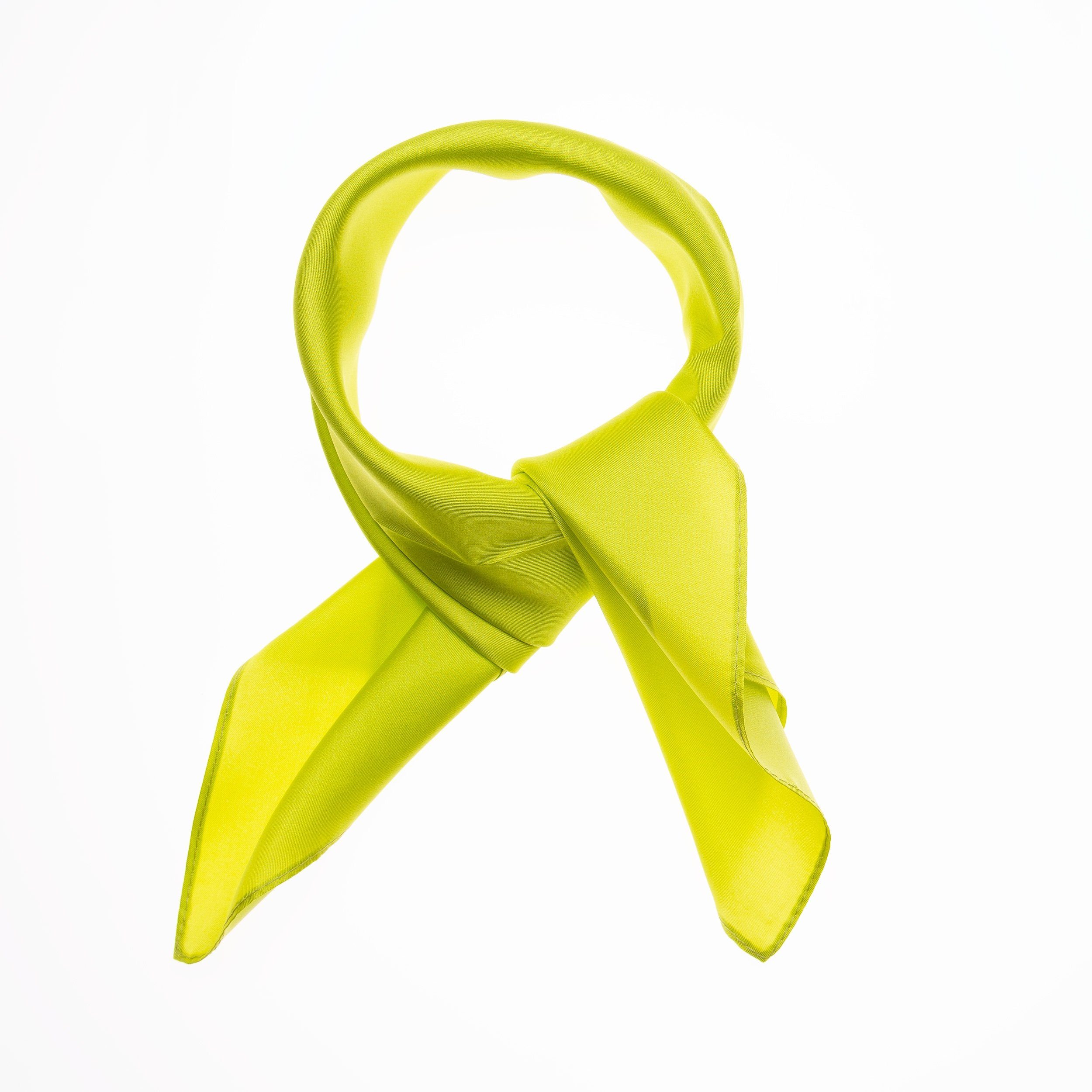 TINITEX Seidentuch Nickituch Halstuch Twill limone