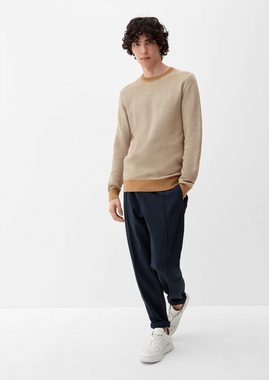 s.Oliver Strickpullover Pullover mit Two-Tone-Muster