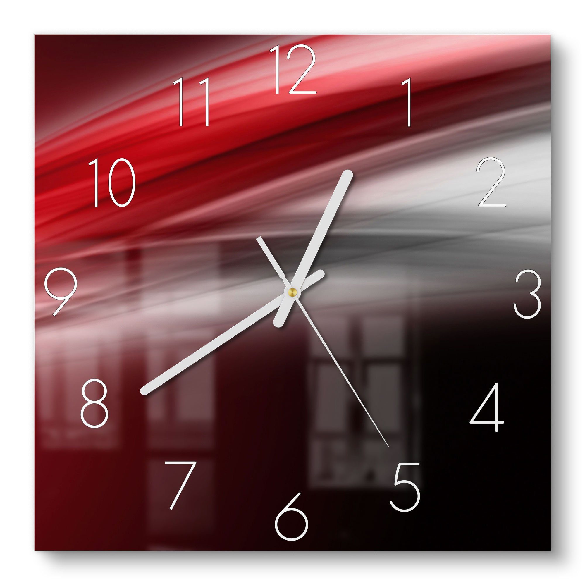 DEQORI Wanduhr 'Energiegeladener Schweif' (Glas Glasuhr günstig online kaufen