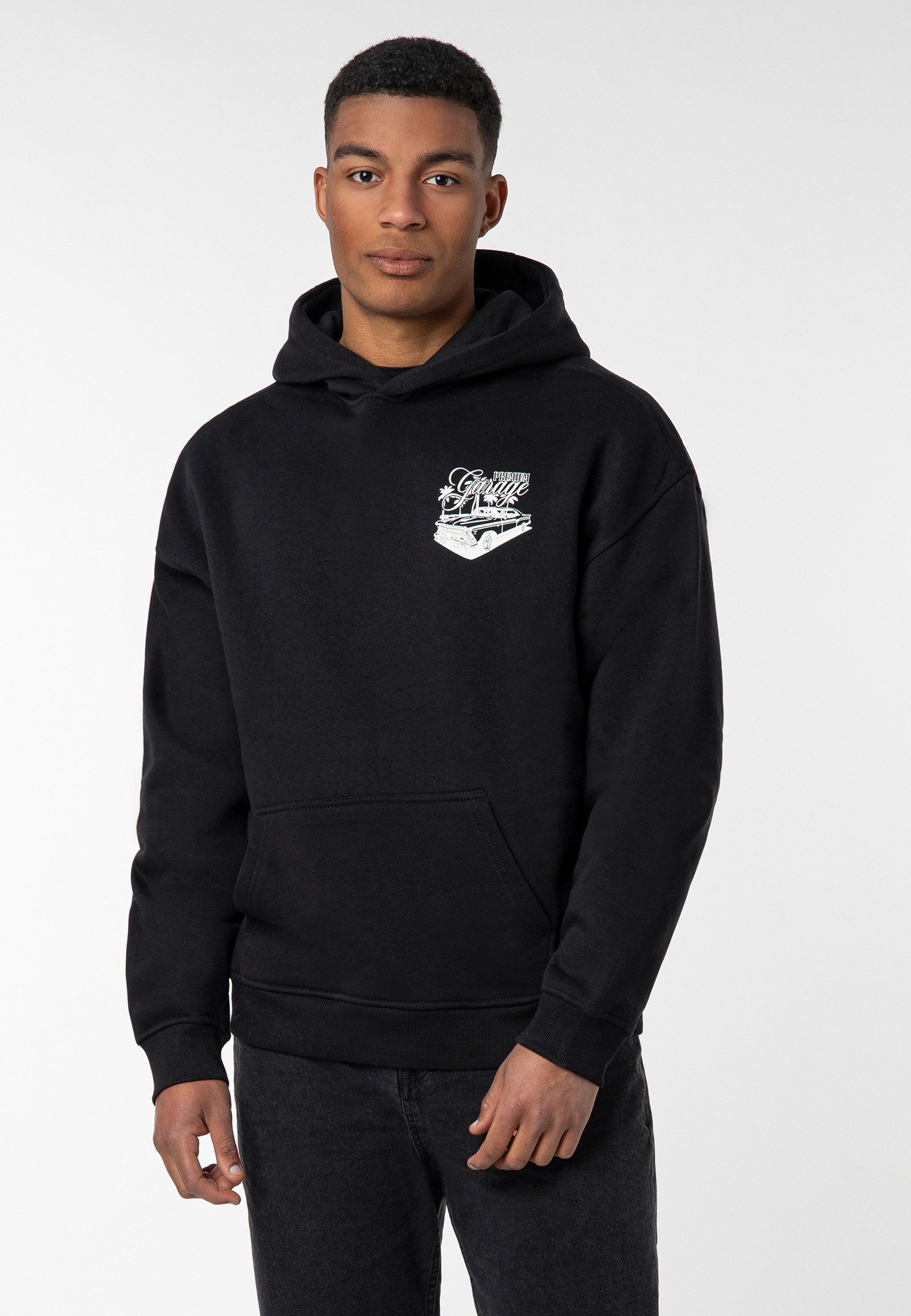 SUBLEVEL Hoodie Herren Kapuzenpullover mit Motorradprint günstig online kaufen