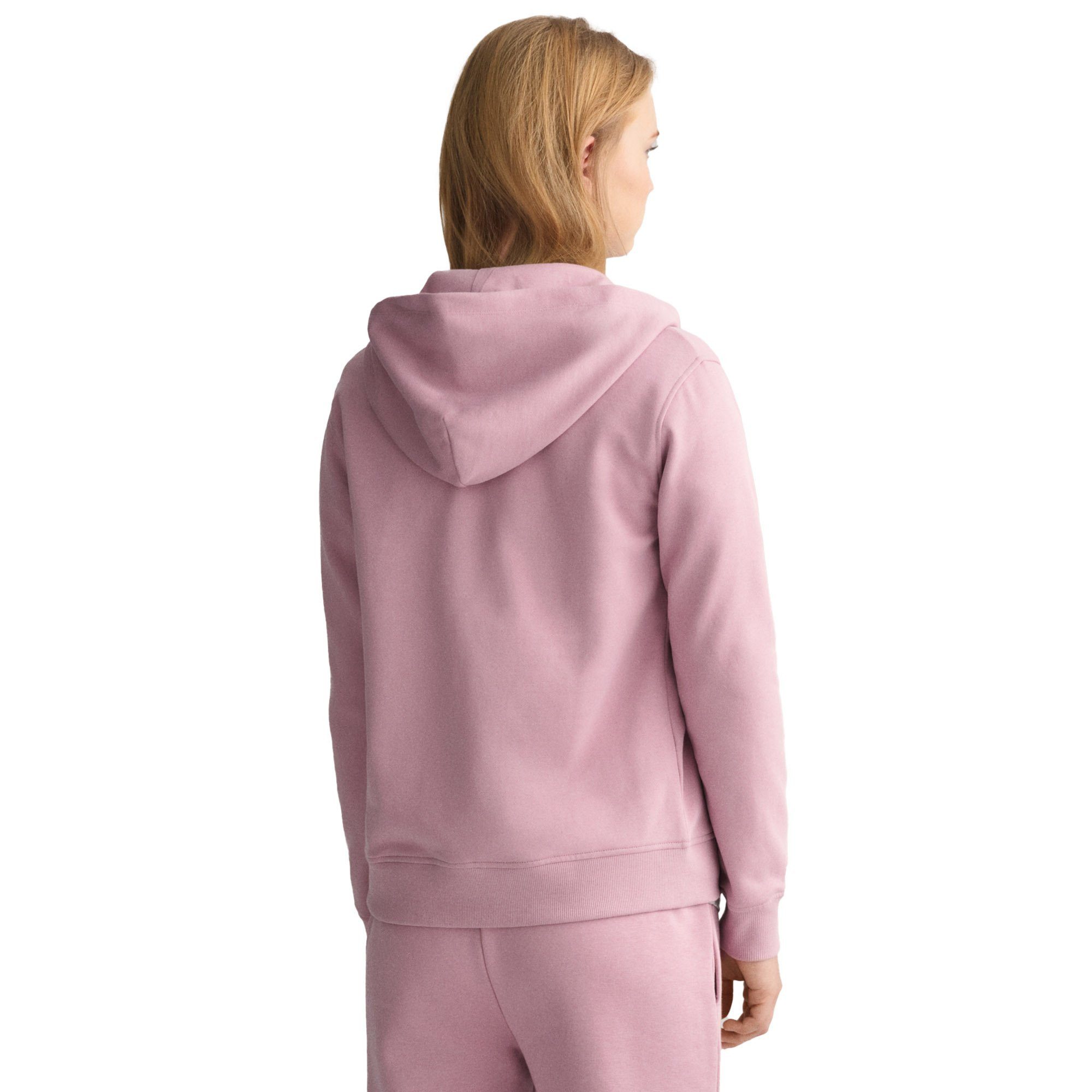 Gant Sweatshirt Unisex Sweatjacke Baumwolle Shield Full Zip Hoodie
