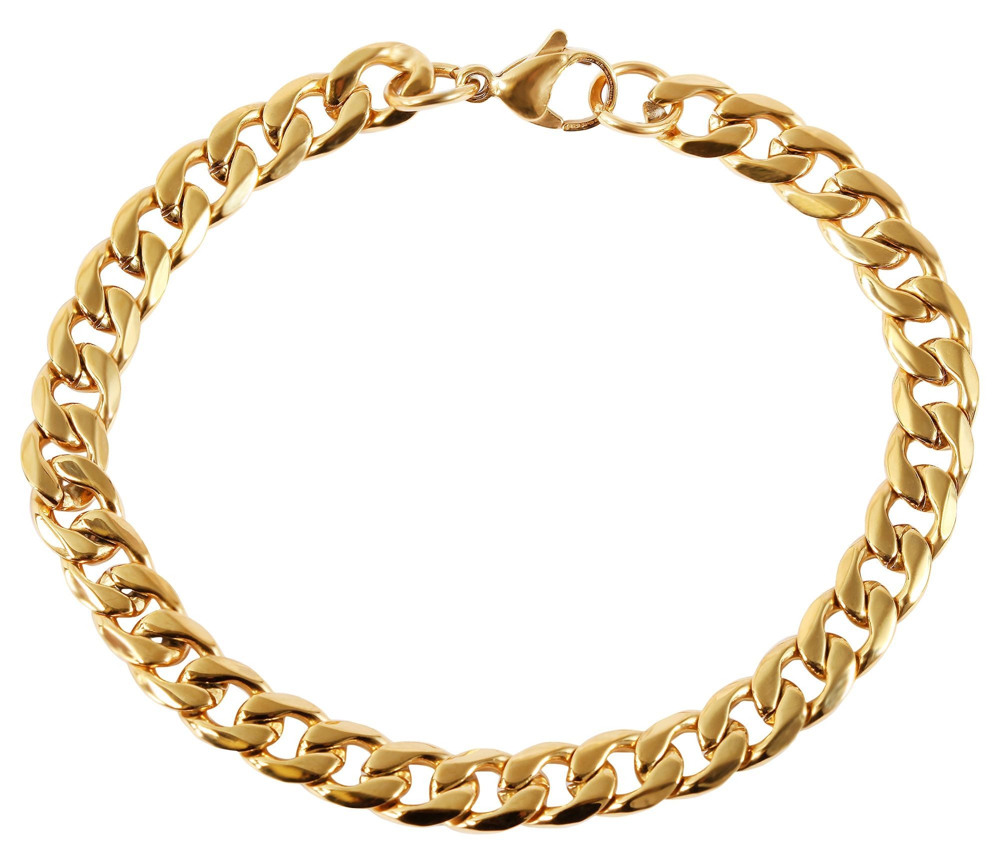 AKZENT Edelstahlarmband Danny Edelstahl silber wasserfest