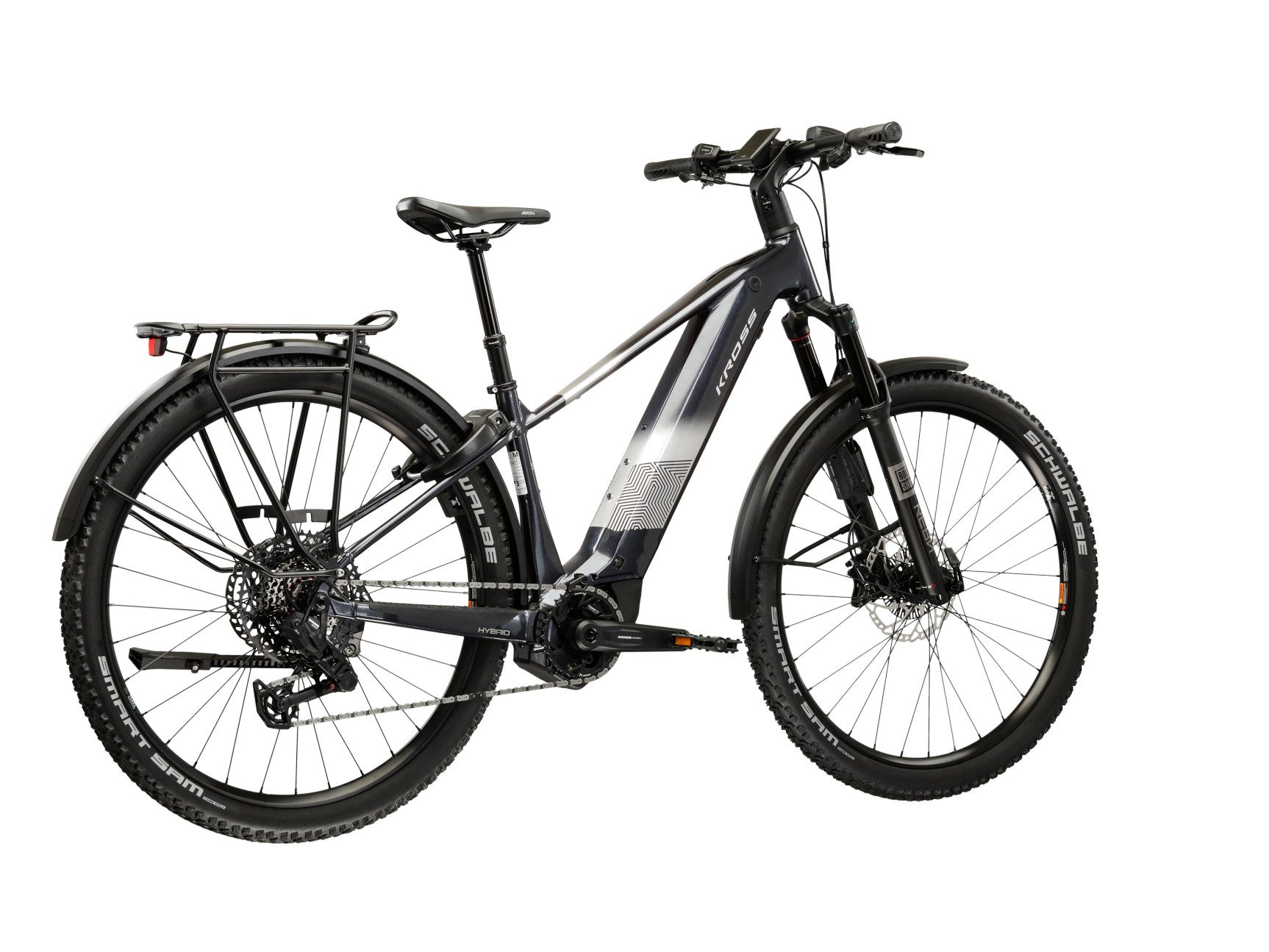 Kross E-Bike ATB Influx Hybrid 6.0 21,3Ah / 800 Wh 29 Zoll schwarz 12 Gänge 2026, 12 Gang SRAM S1000 EAGLE AXS Schaltwerk, Kettenschaltung, Mittelmotor, 800 Wh, BOSCH PERFORMANCE LINE CX 36 V/250 W, Mittelmotor