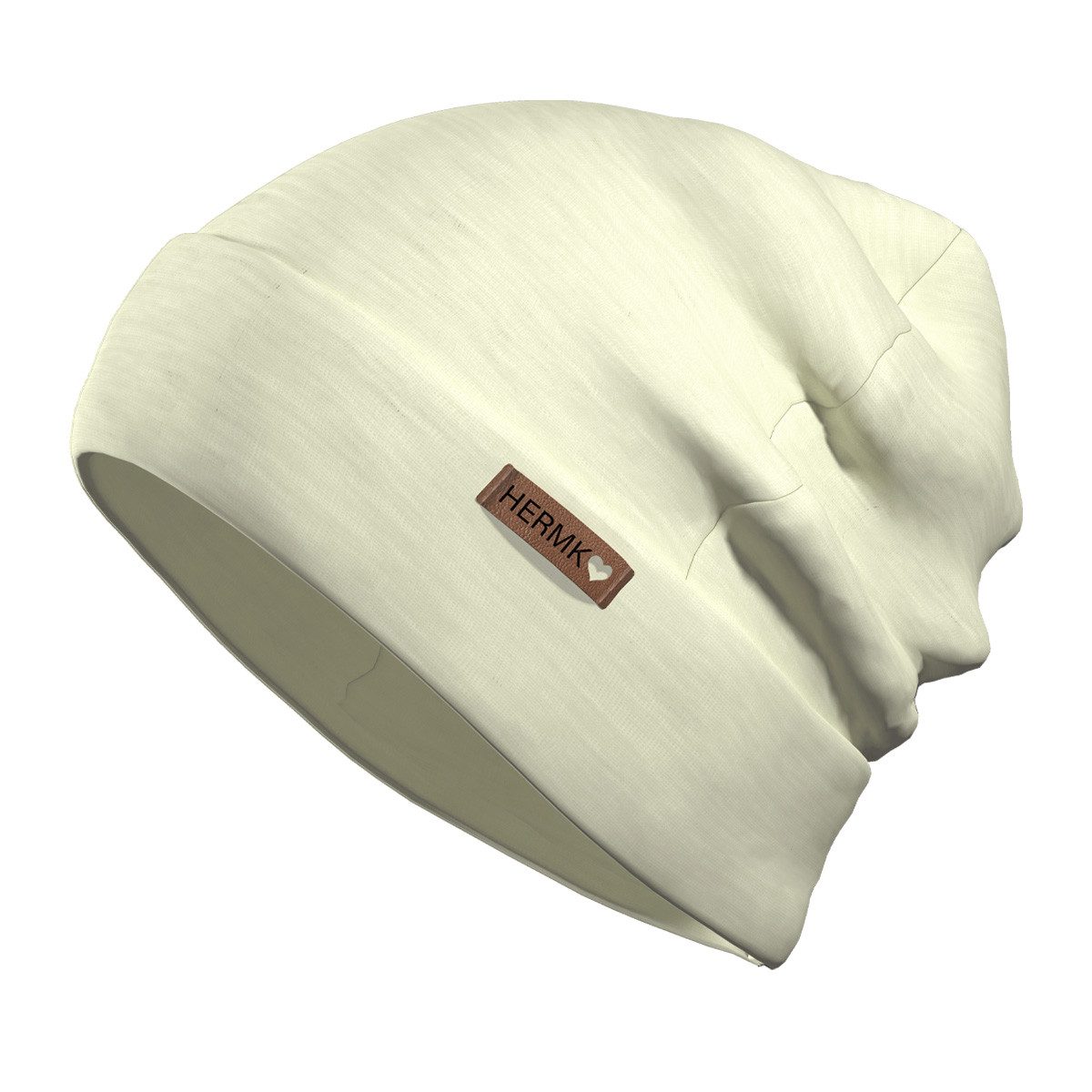 HERMKO Beanie 8840911 Mütze für Damen und Herren aus Merinowolle und Tencel