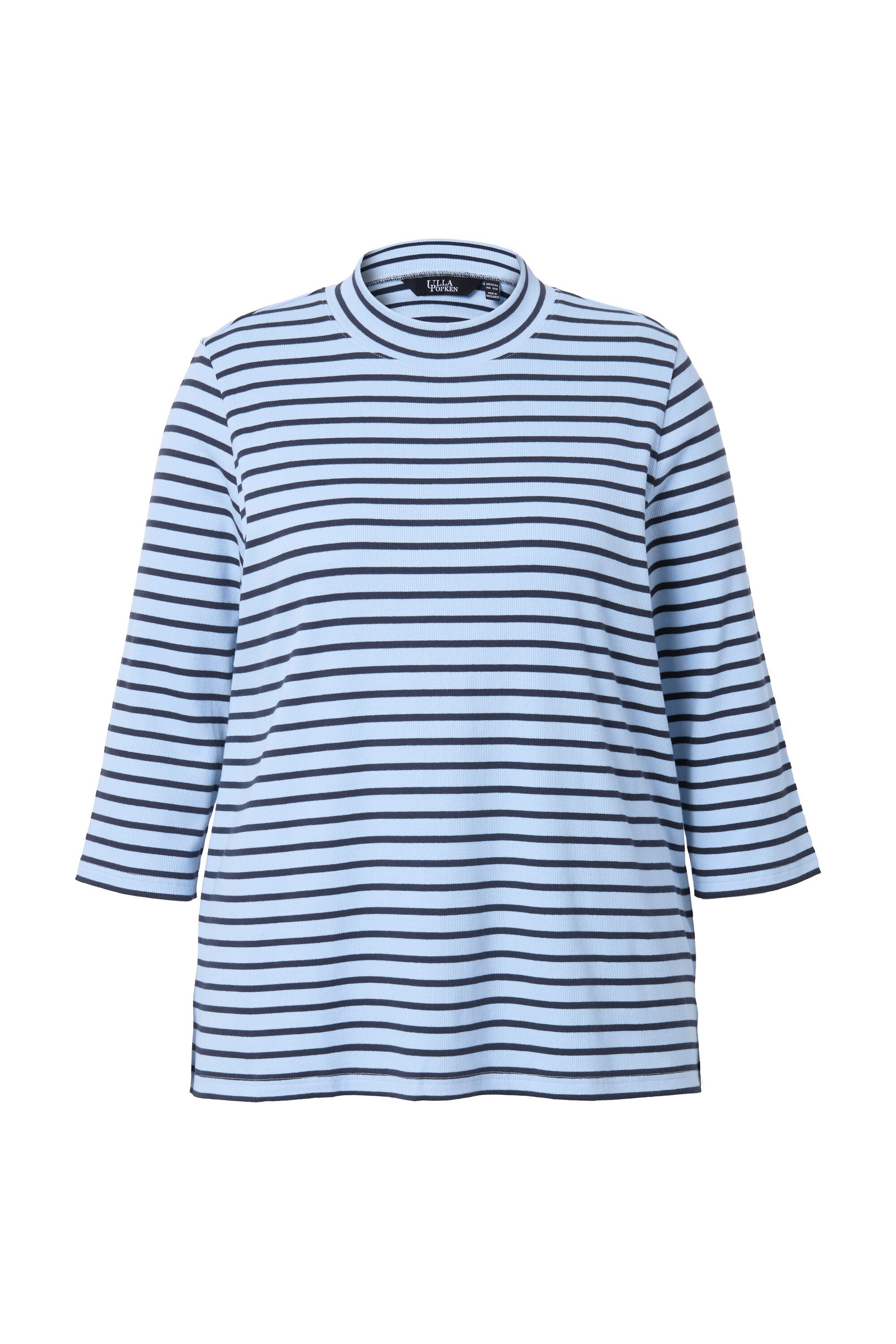 Ulla Popken Longsleeve Shirt Ringel A-Linie günstig online kaufen