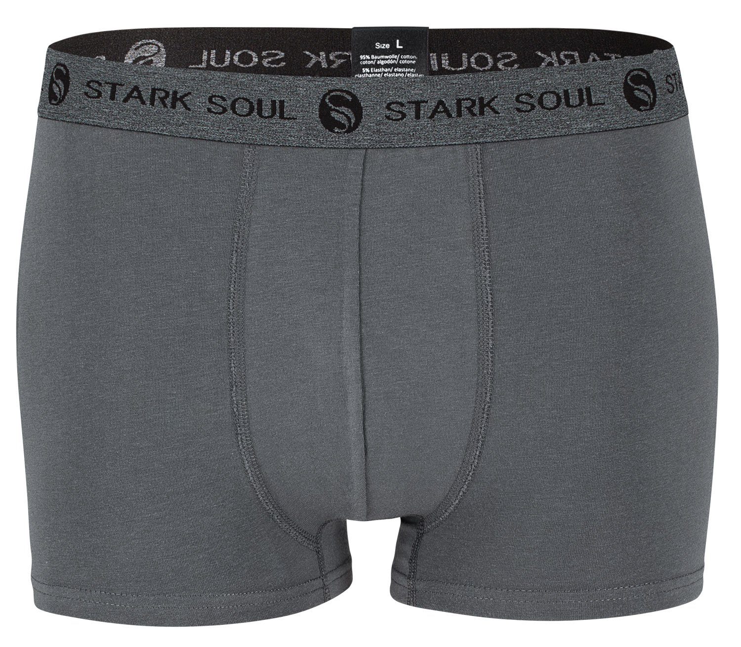 Boxershorts Soul® Baumwoll-Unterhosen im Stark Boxershorts, Hipster Pack, Herren 6er Gemischt-V2 6er-Pack