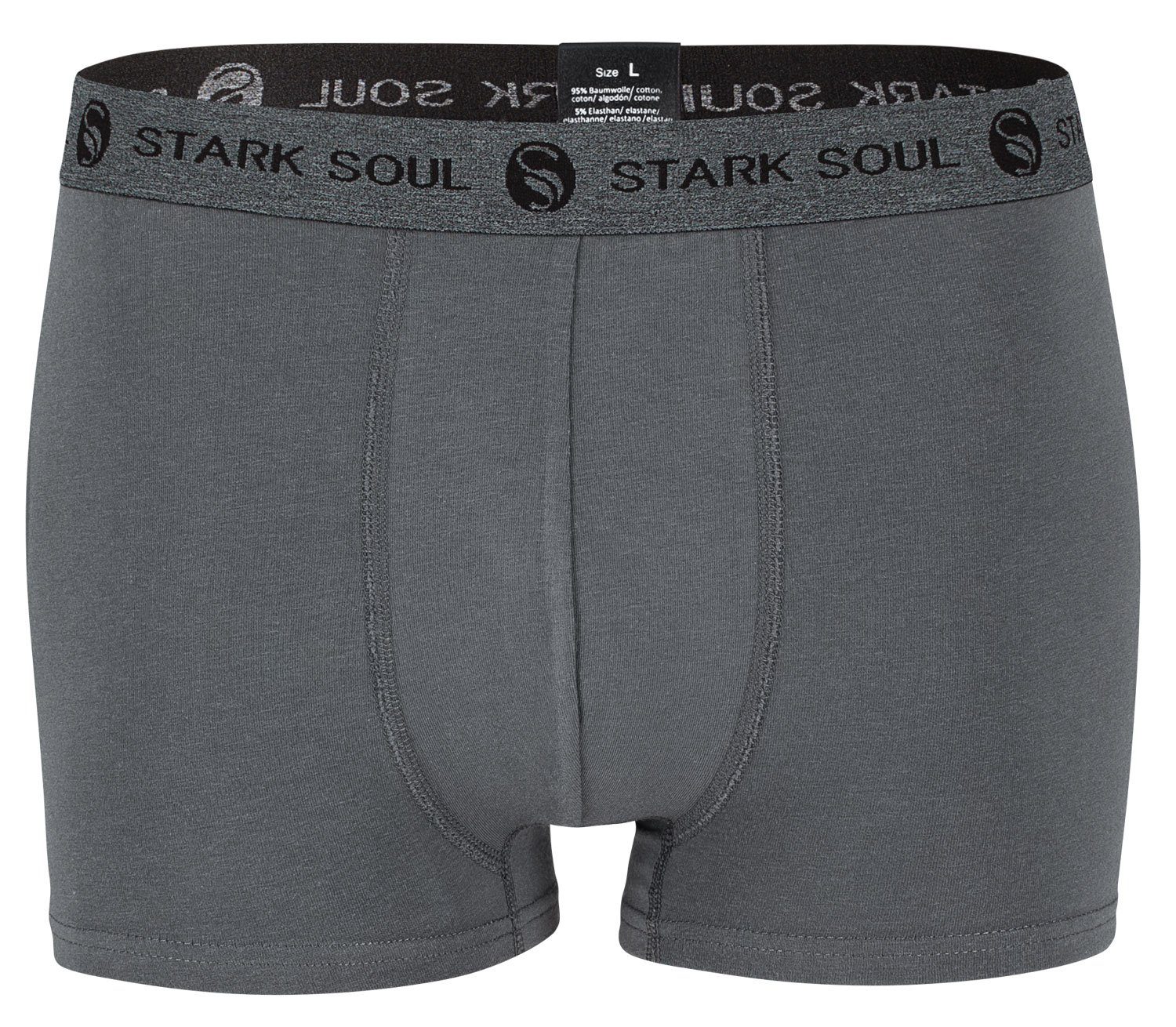Stark Soul® Boxershorts Herren Boxershorts, Hipster im 6er Pack, Baumwoll-Unterhosen 6er-Pack – Bild 3 von 5