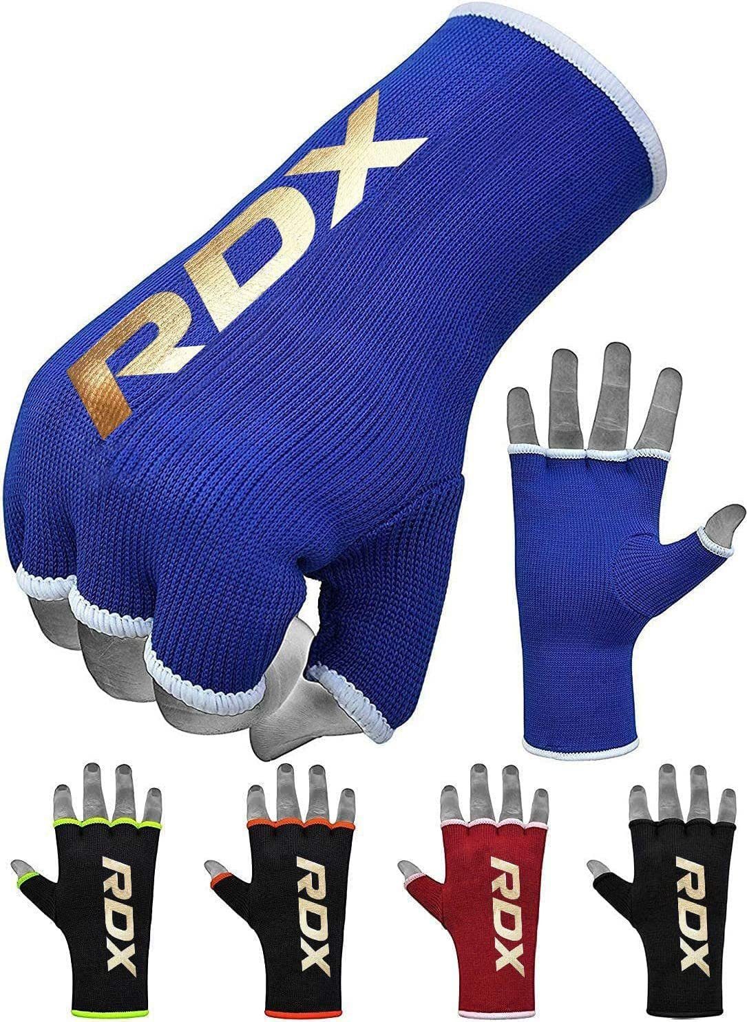 RDX Sports Boxbandagen RDX Innere Handschuhe Boxen Training, Boxbandagen Sparring Hand Wraps BLUE