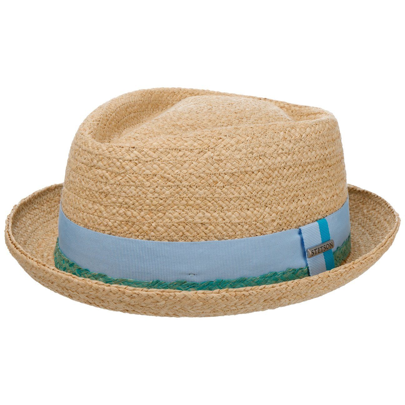 Stetson Sonnenhut (1-St) Raffiahut mit Ripsband beige