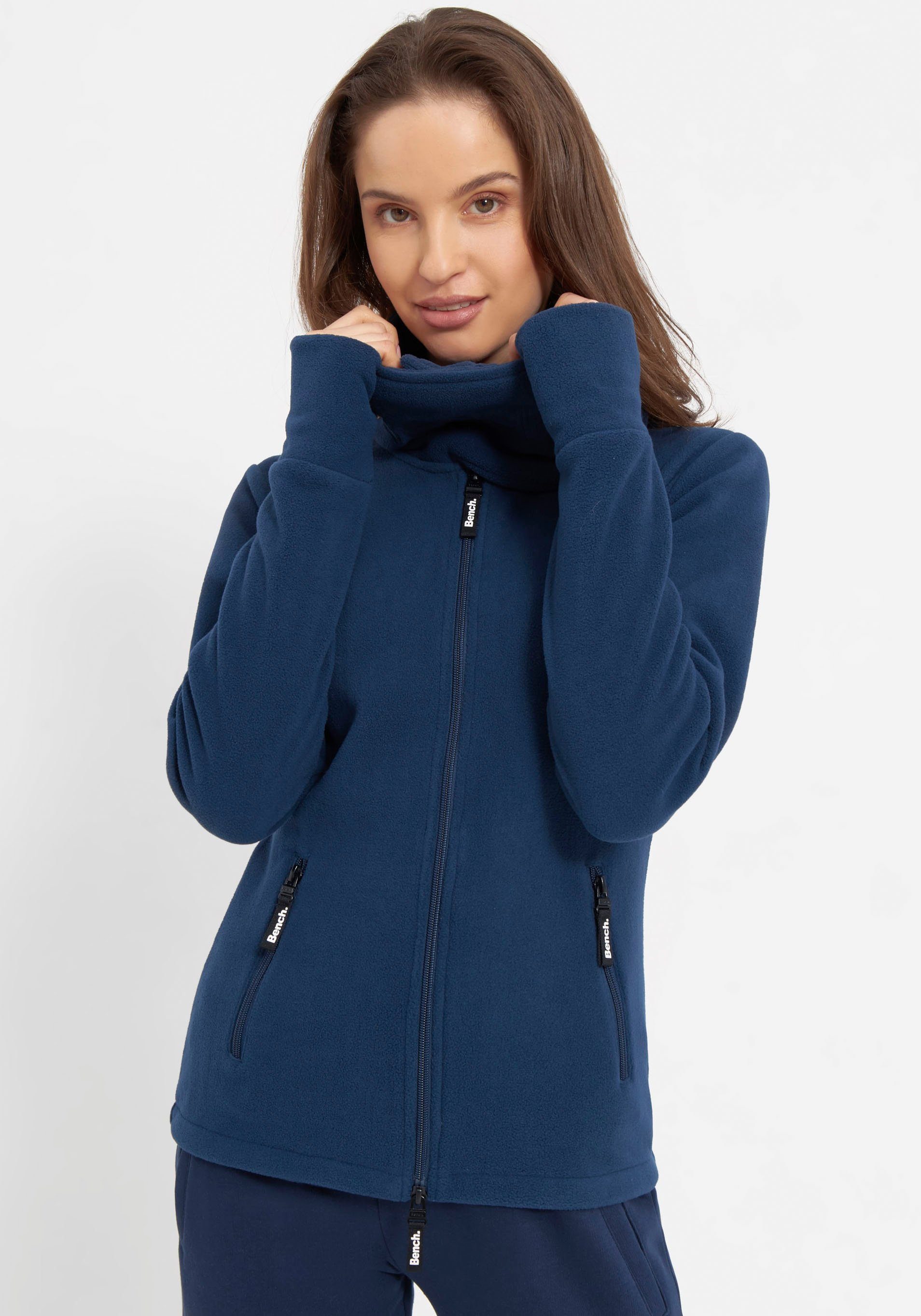 Bench. Fleecejacke FUNNEL NAVY