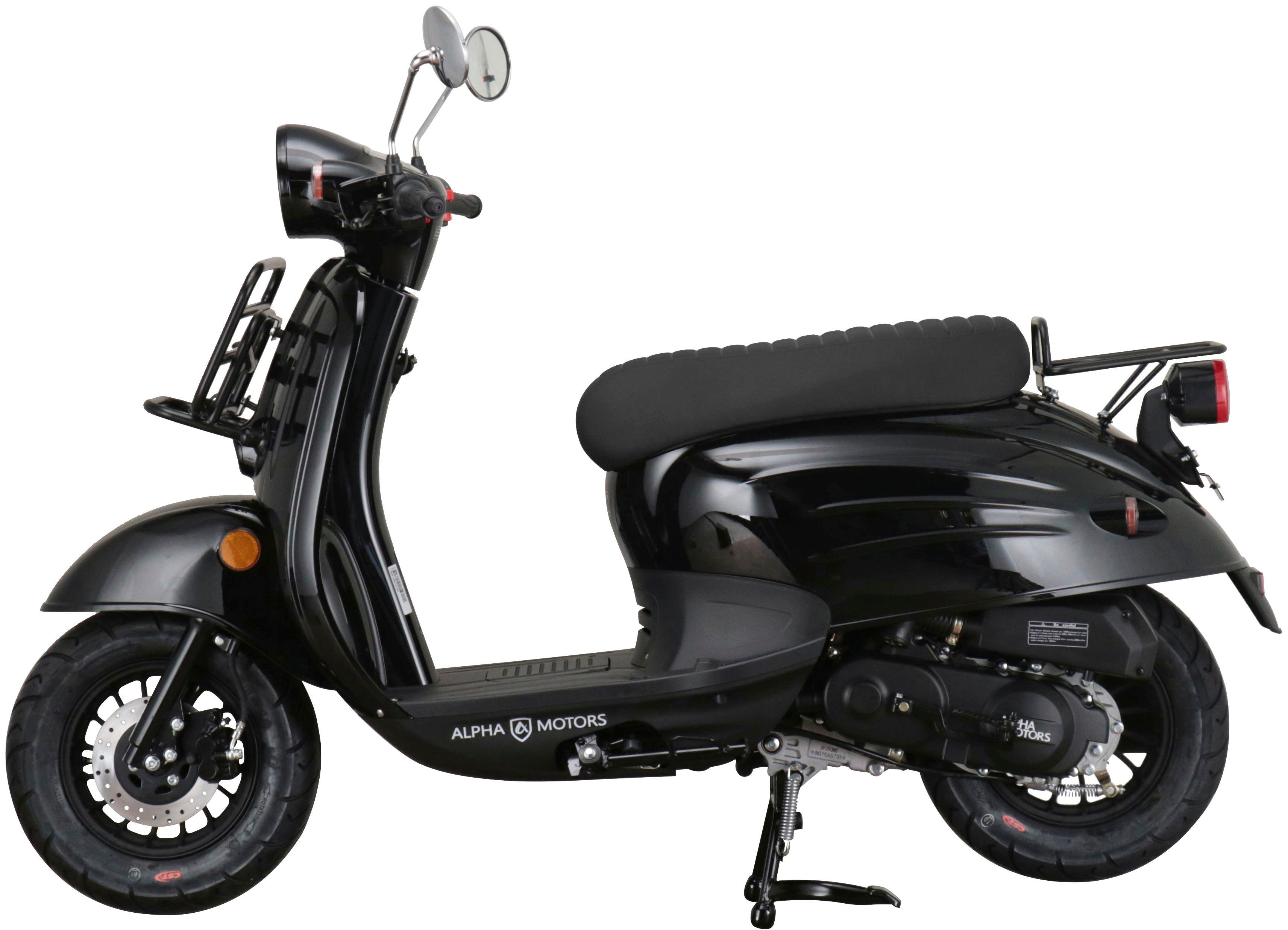 ccm, Euro Adria, Motors schwarz Motorroller Alpha km/h, 45 50 5