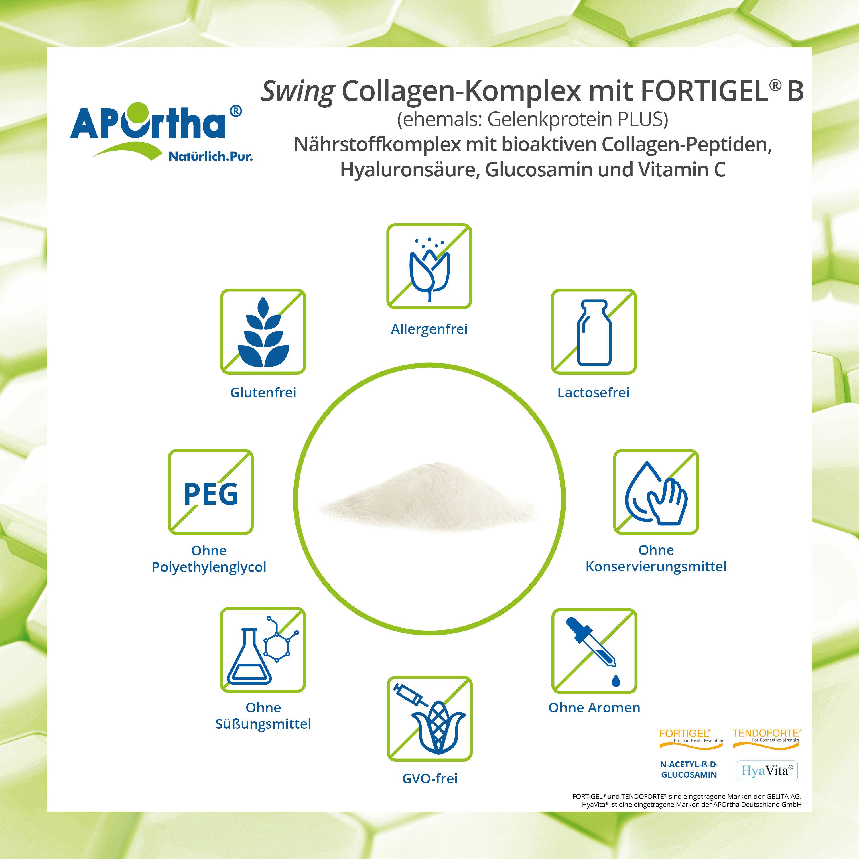 APOrtha APOrtha Swing Collagen-Komplex FORTIGEL® + TENDOFORTE® 340 g Pulver, 340 g