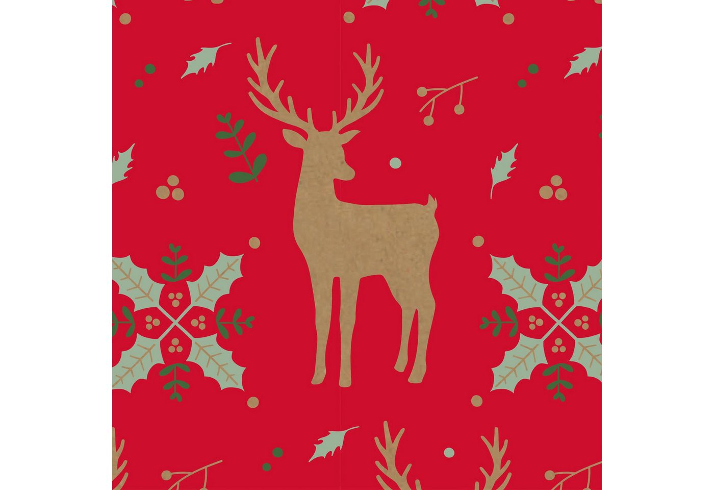 Thumbnail - CLAIREFONTAINE Geschenkpapier Geschenkpapierrolle Kraft 70g, 5x0,70m, Essentiel - Rot 223901C, Geschenkpapiere und Verpa...