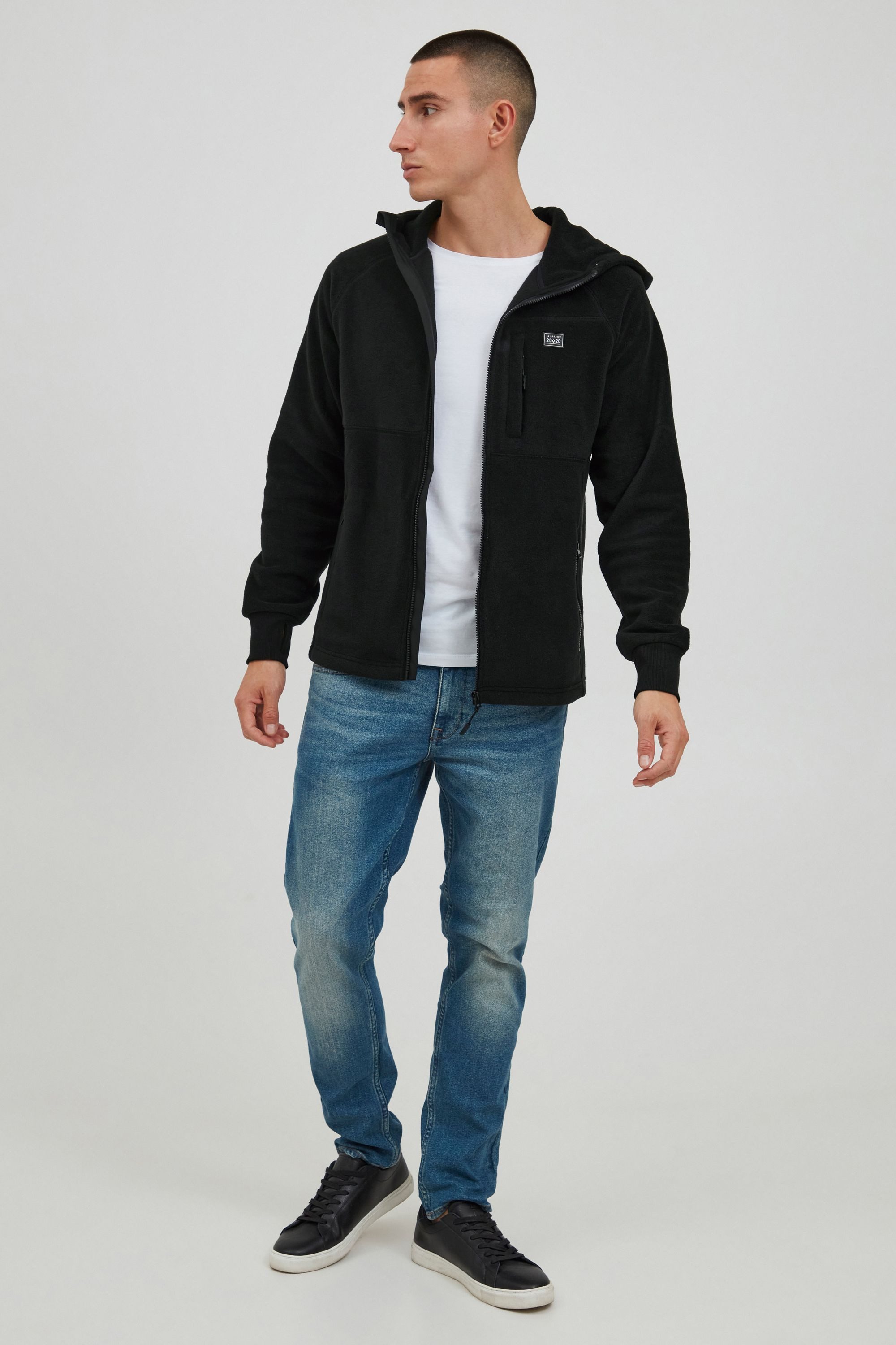11 Project Fleecejacke PRMICHEL Fleecejacke mit Kapuze günstig online kaufen