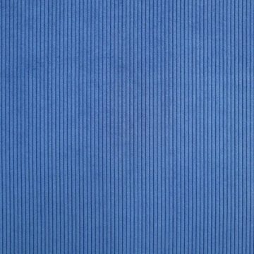Stofferia Stoff Polsterstoff Resistant Cord Darven Kobaltblau, Breite 140 cm, Meterware