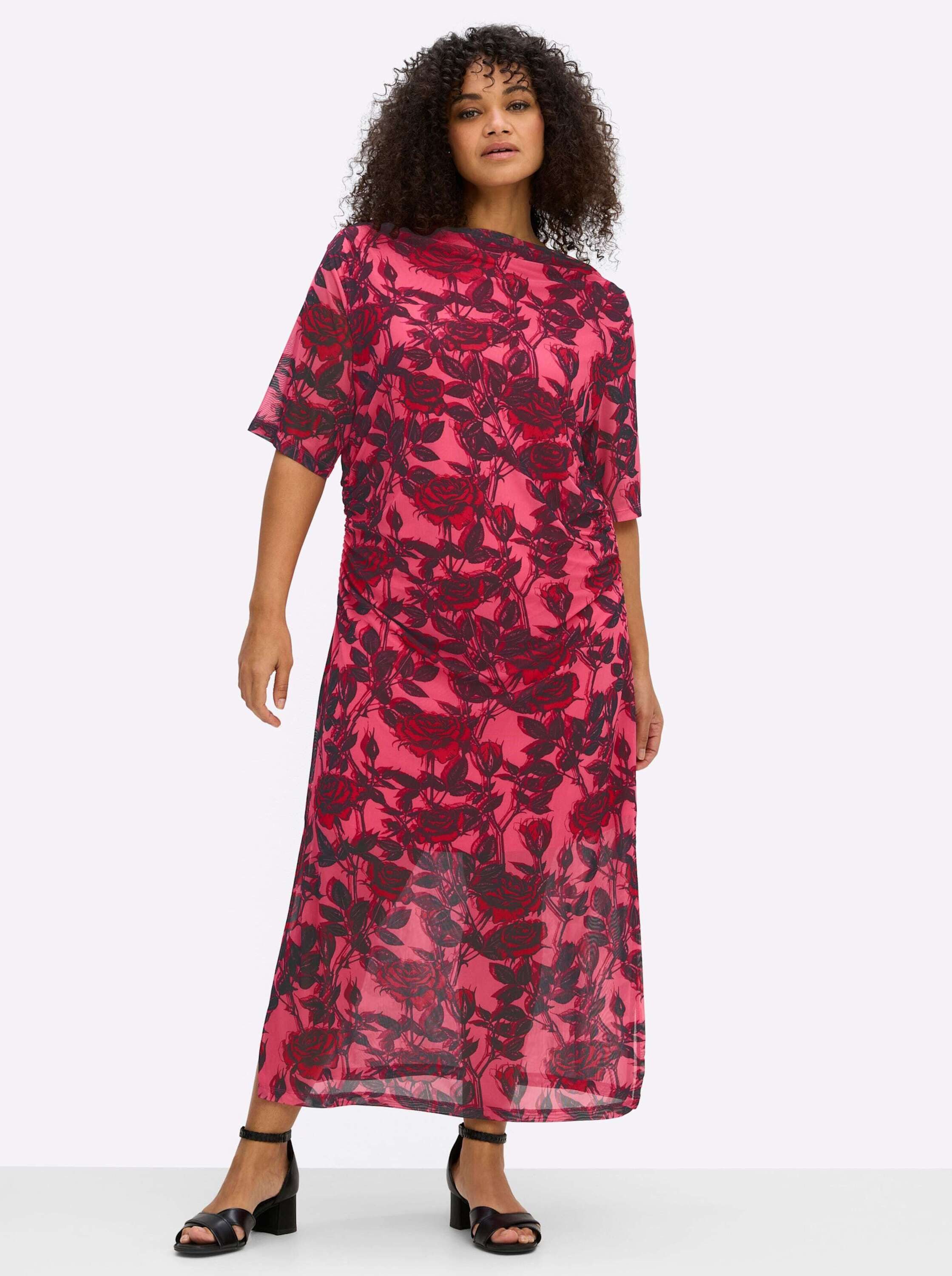 sheego by Joe Browns Jerseykleid Jersey-Kleid Kurzarm