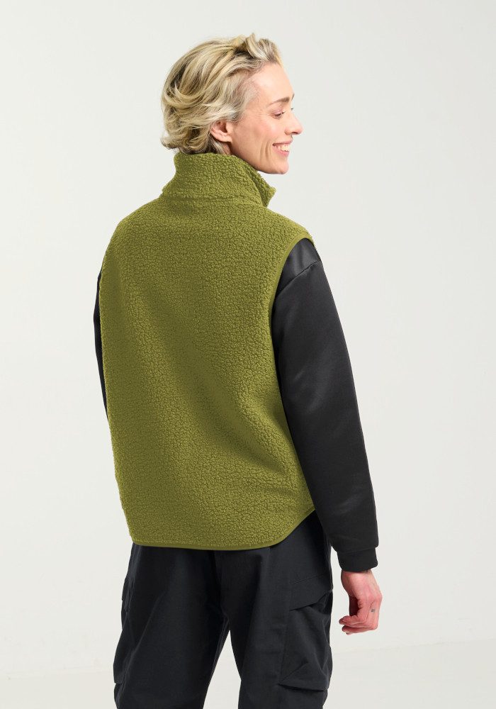 Jack Wolfskin Fleeceweste HIGH CURL VEST W Fleeceweste, kuschelig, wärmend