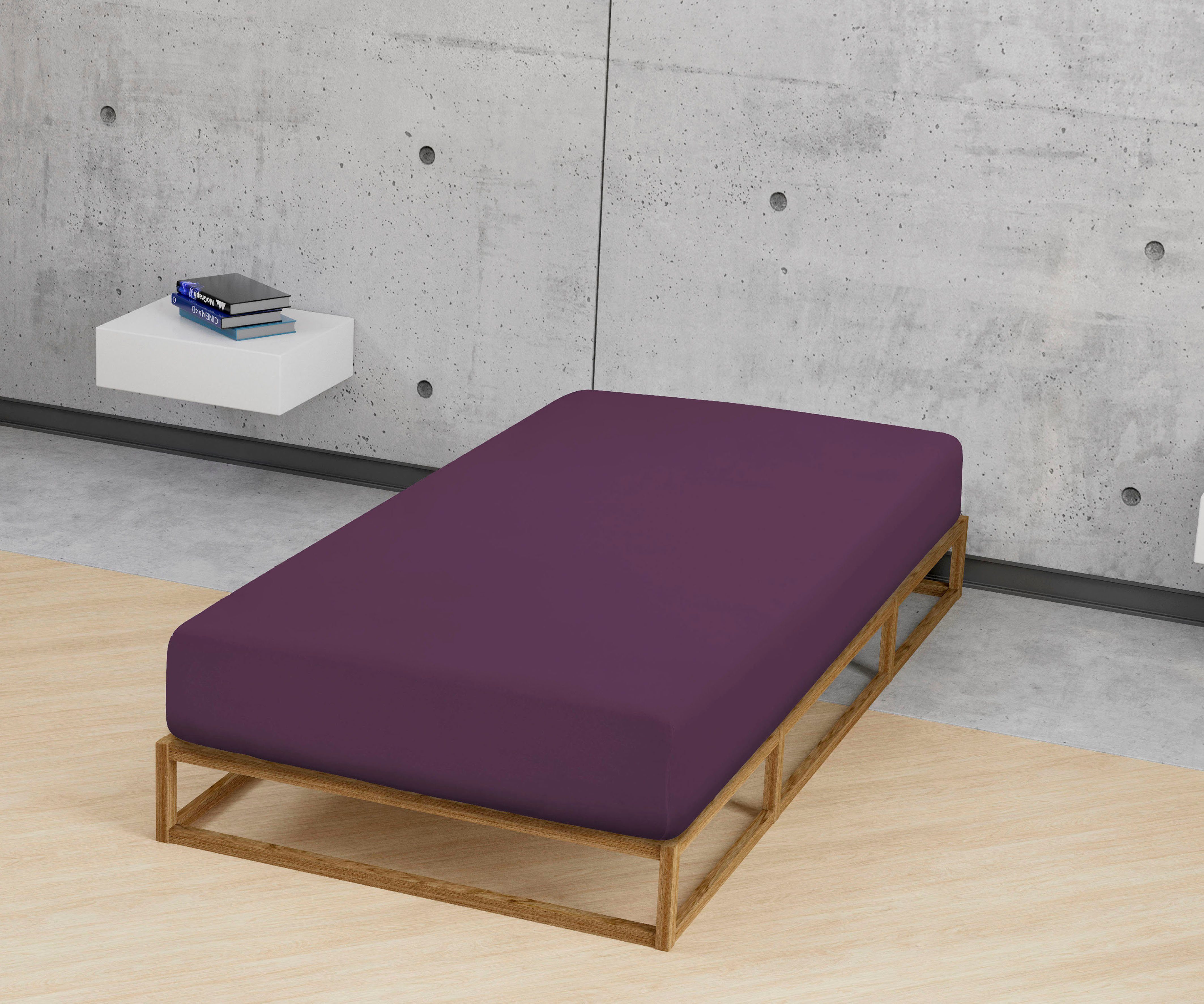 Castell - Markenbettwäsche Spannbettlaken Jersey in Gr. 90x200, 140x200 ode günstig online kaufen