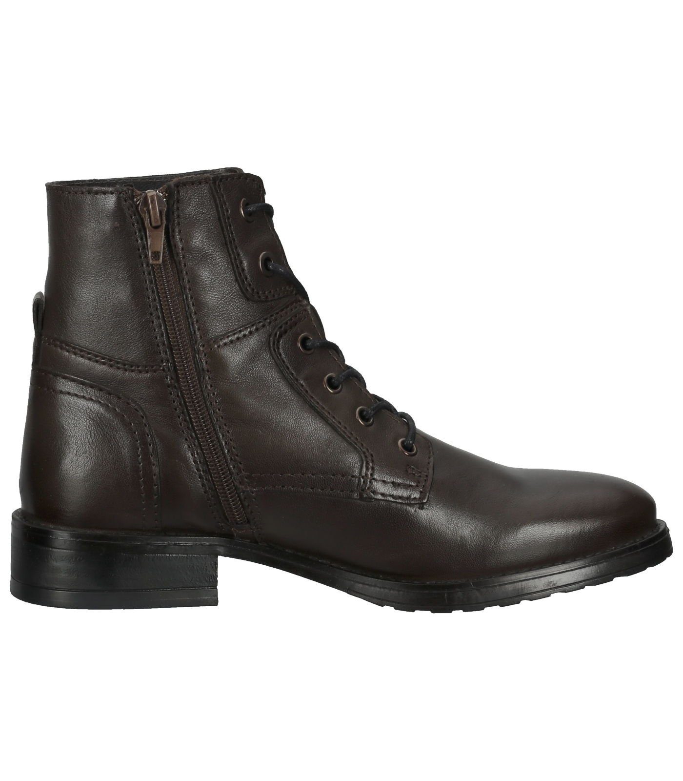 Stiefelette Schnürstiefelette MUSTANG Leder