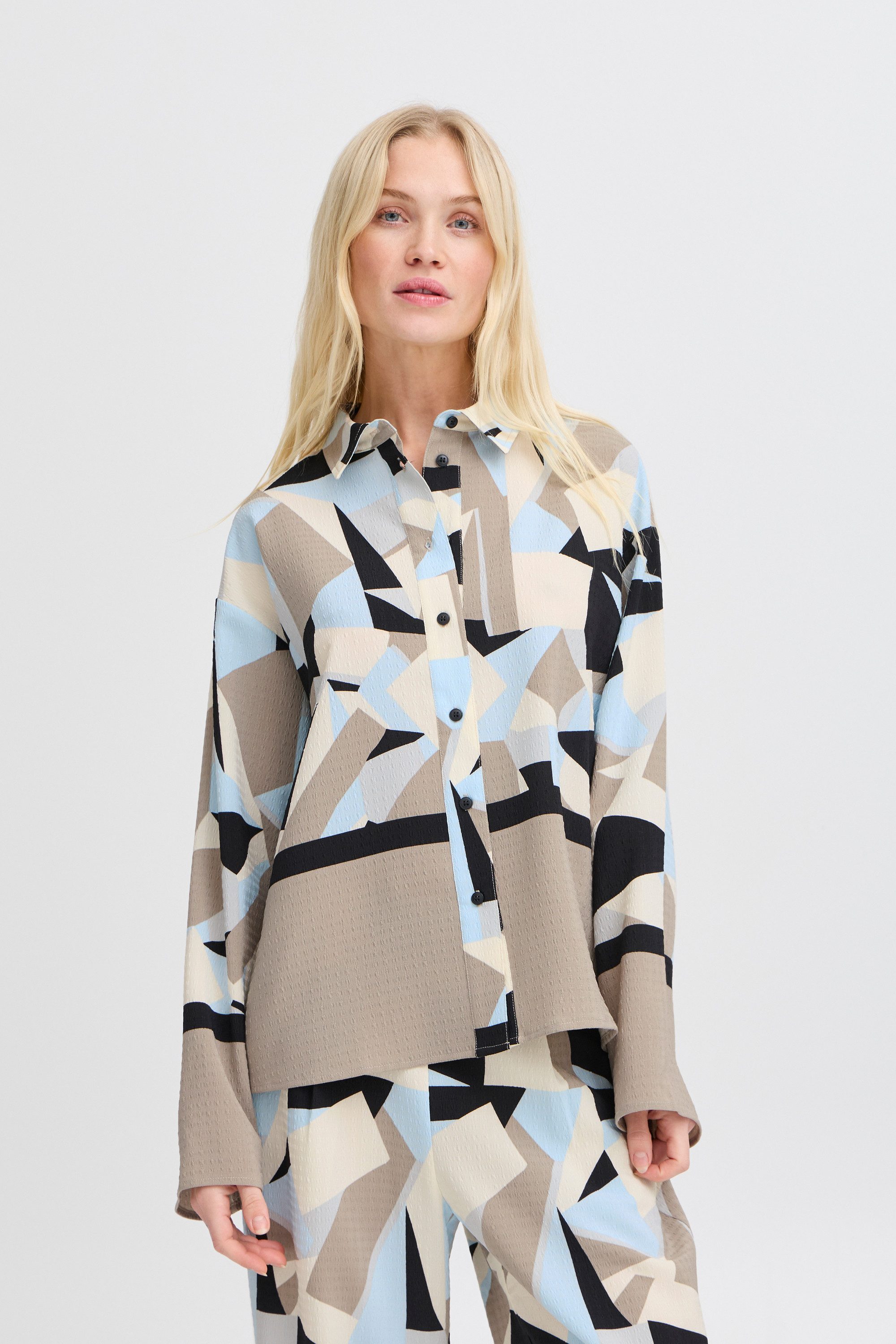 Langarmbluse Langarm-Bluse BYFAVIA