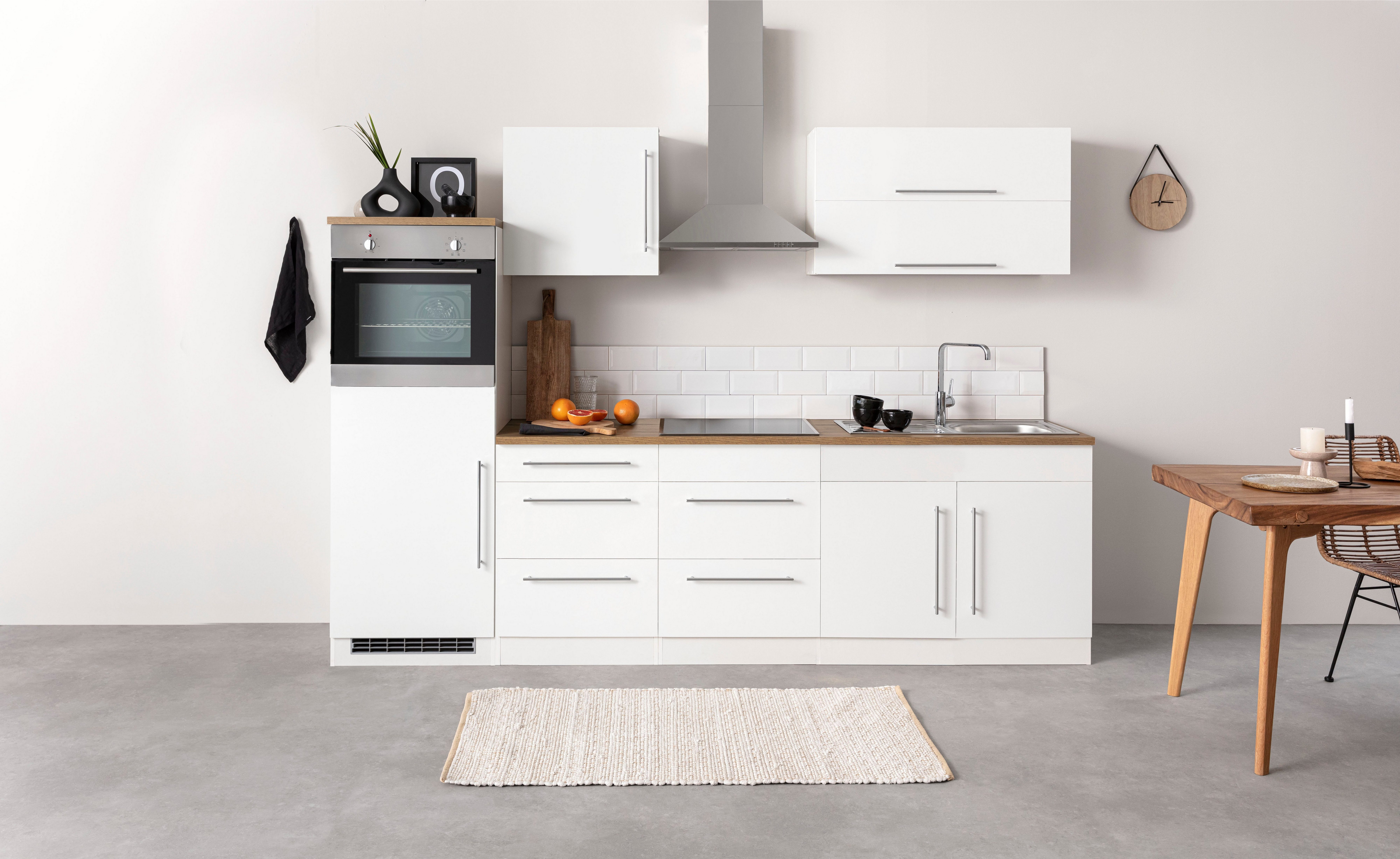 KOCHSTATION Küchenzeile KS-Samos, Breite 270 cm, günstig online kaufen