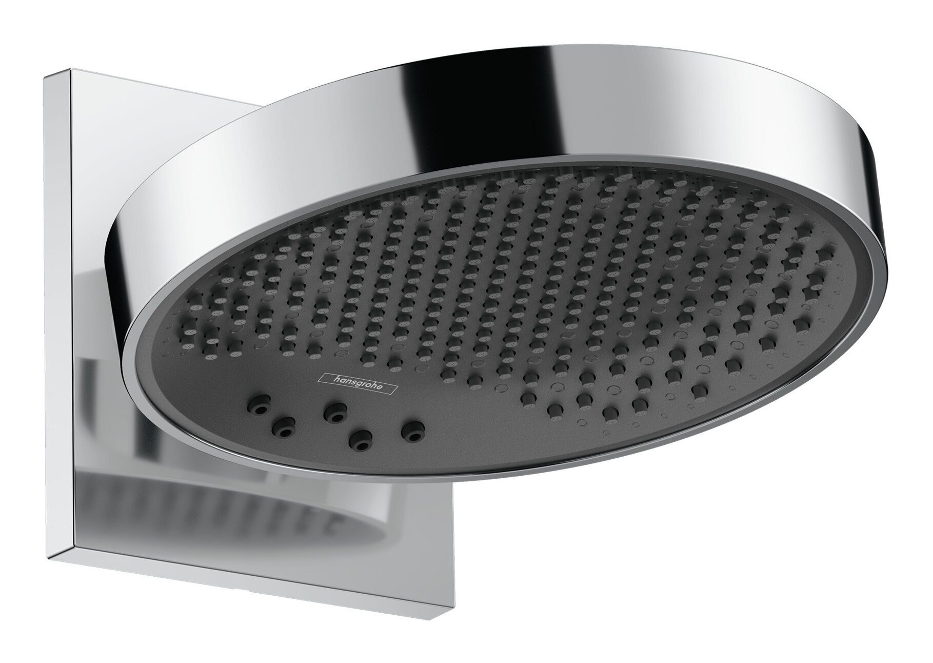 hansgrohe Kopfbrause Rainfinity 250, 3jet EcoSmart mit Wandanschluss