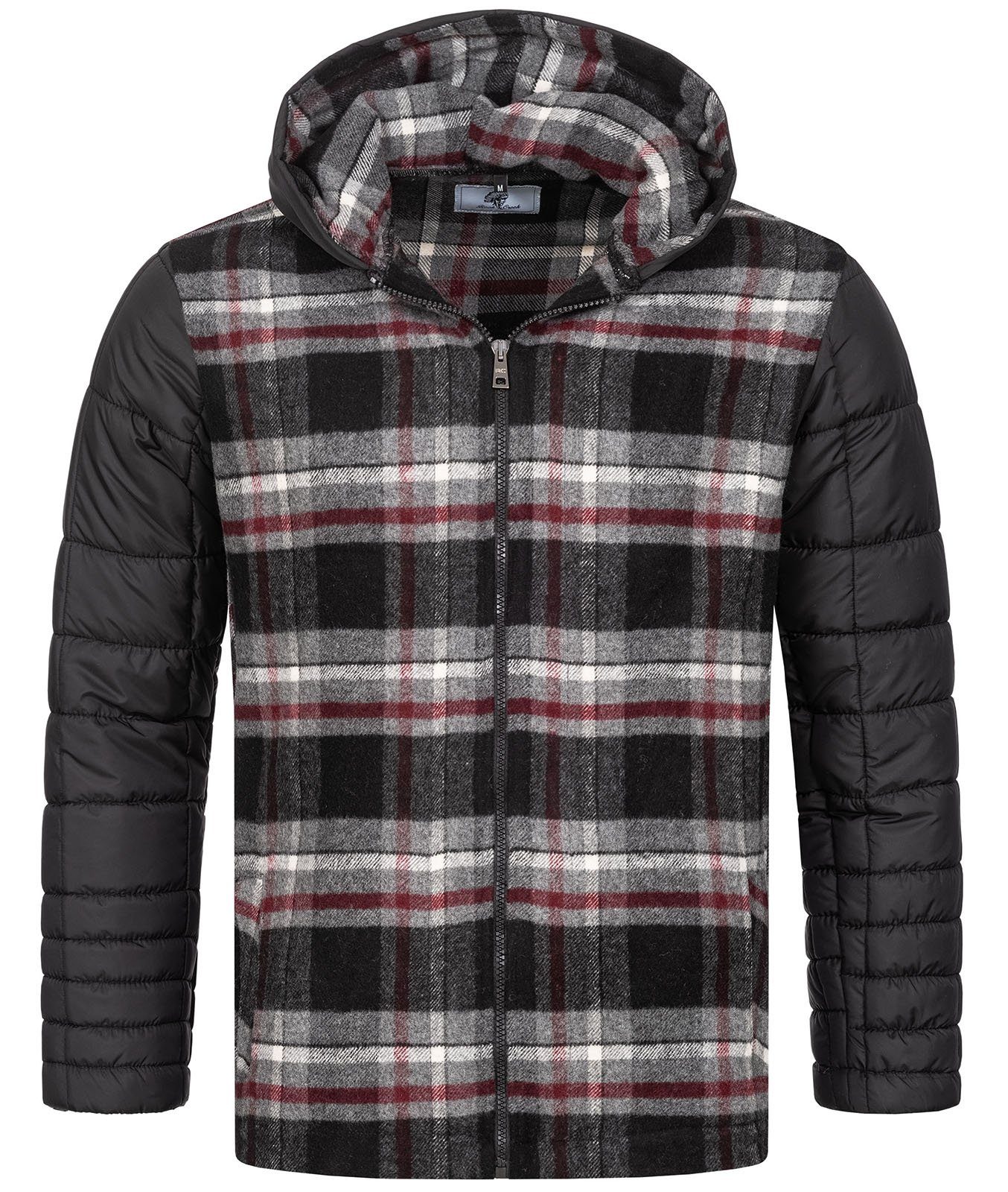 Rock Creek Steppjacke Herren Flanelljacke mit Kapuze H-265 günstig online kaufen