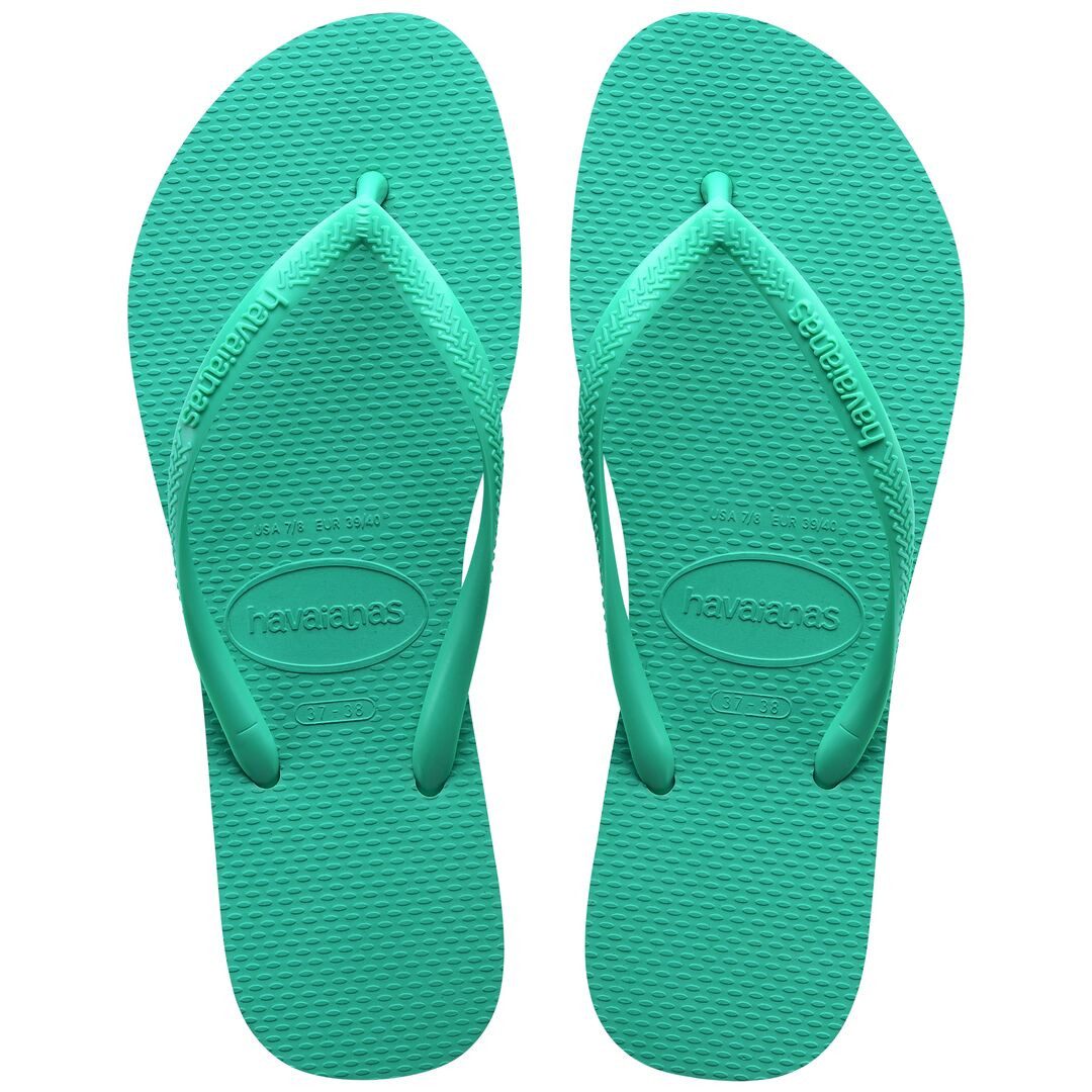 Havaianas Havaianas Slim Zehentrenner grün 35 günstig online kaufen