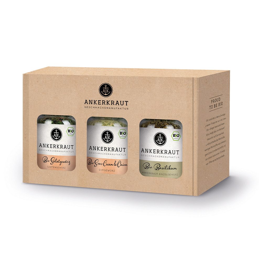 Ankerkraut Gewürz Bio grüne Gewürz-Box, Bio grüne Gewürz-Box