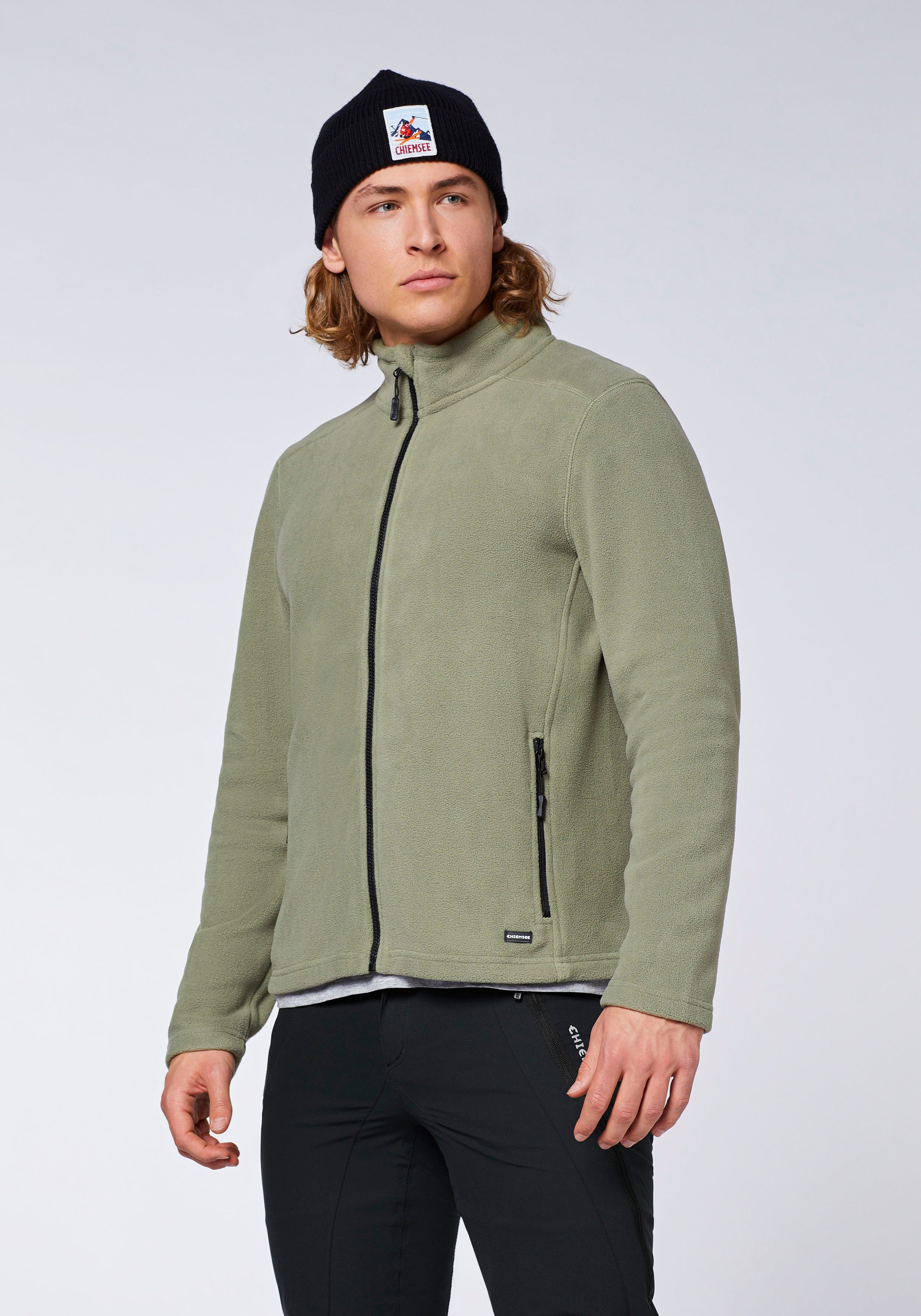 Chiemsee Fleecejacke Fleece-Jacke mit Logo-Symbol hinten günstig online kaufen