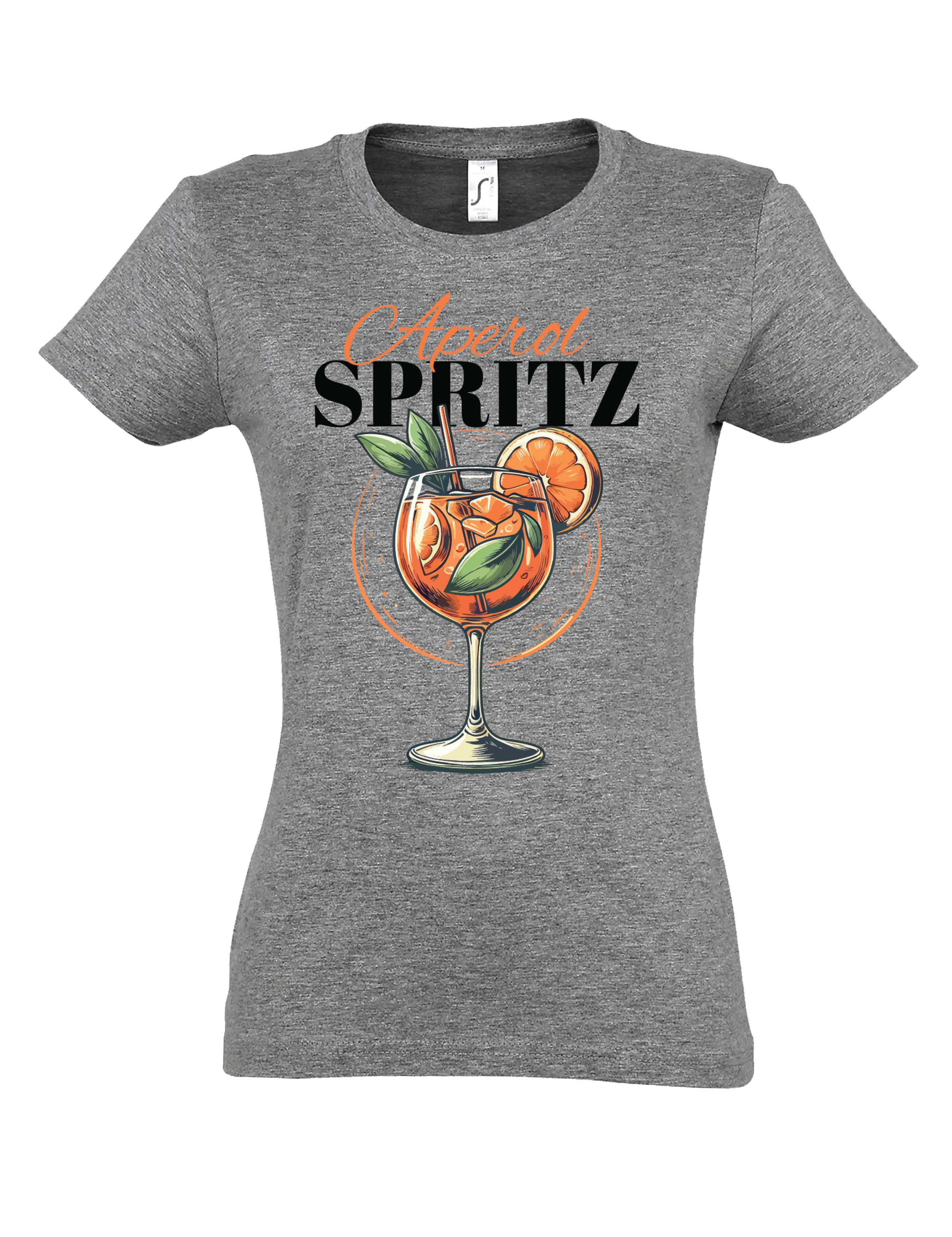 Youth Designz Print-Shirt "Aperol Spritz" Print Damen T-Shirt Statement Ges günstig online kaufen