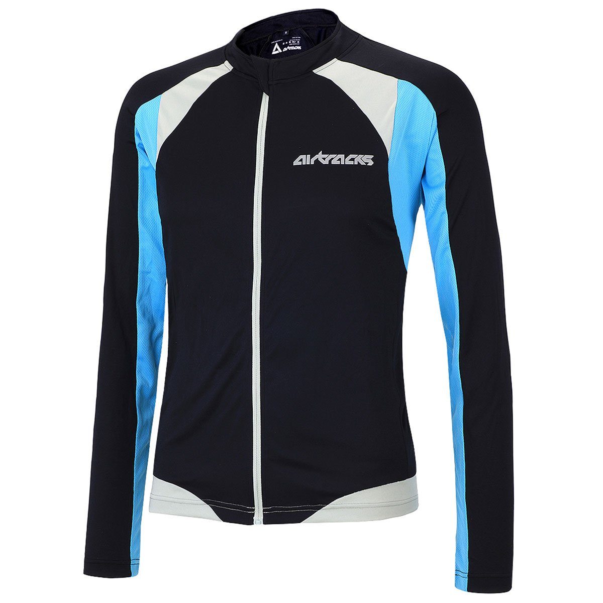 Airtracks Radtrikot Herren Fahrradtrikot Langarm Pro T Radtrikot - Jersey mit Quick Dry & Anti-UV » S M L XL XXL XXXL «