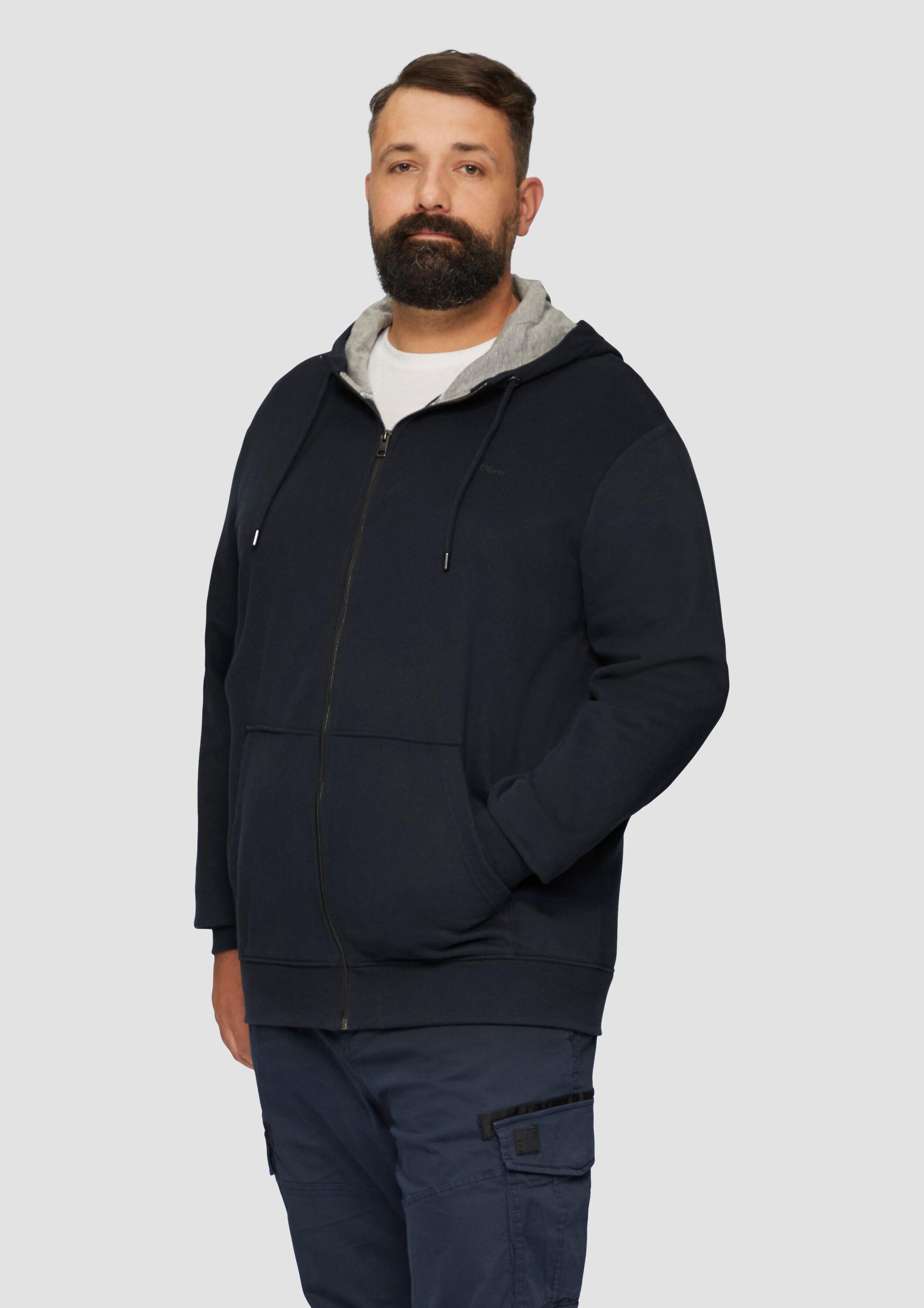 s.Oliver Sweatjacke Sweatshirt Jacke (1-tlg)