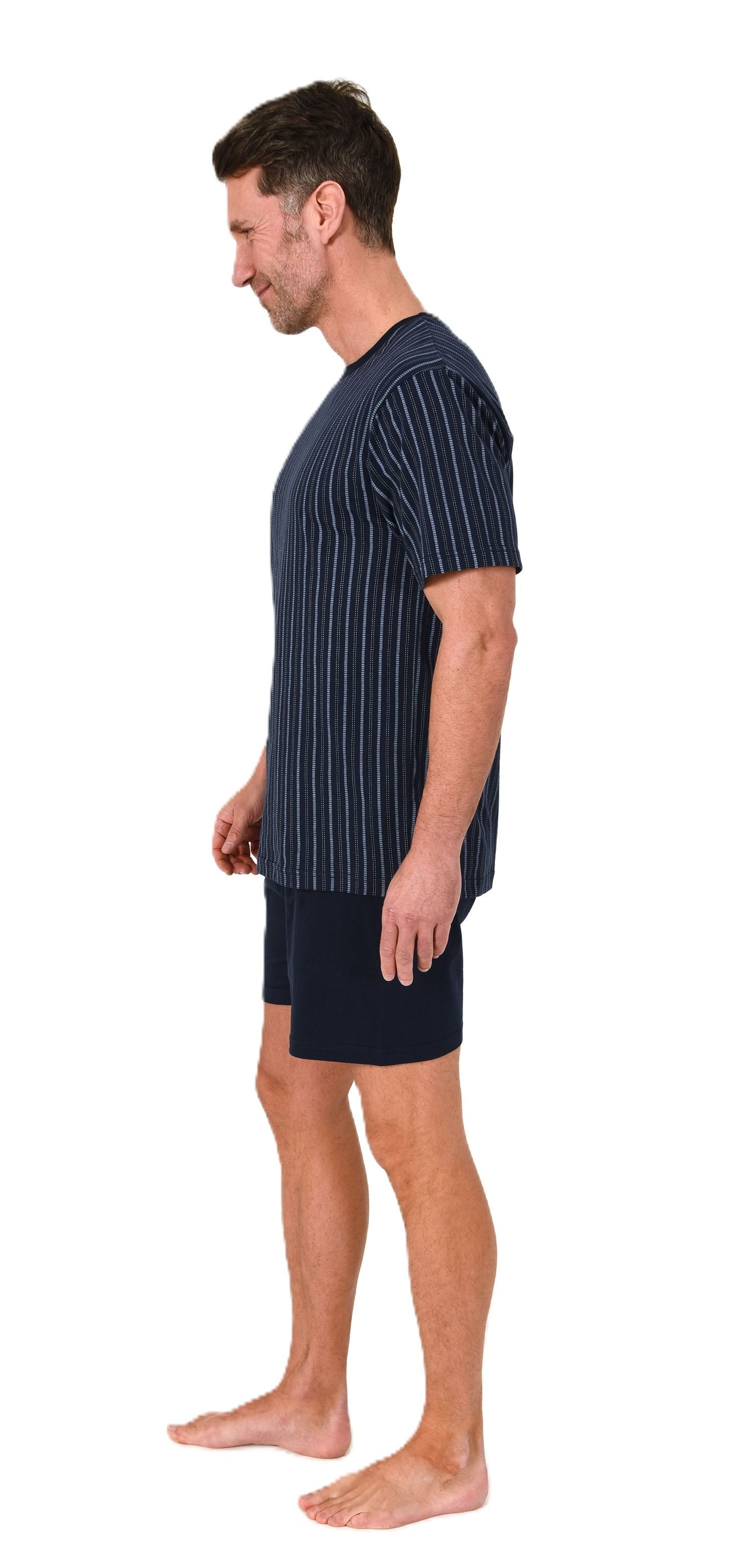 Normann Pyjama Normann Herren Schlafanzug kurzarm Shorty Pyjama in edler Op günstig online kaufen