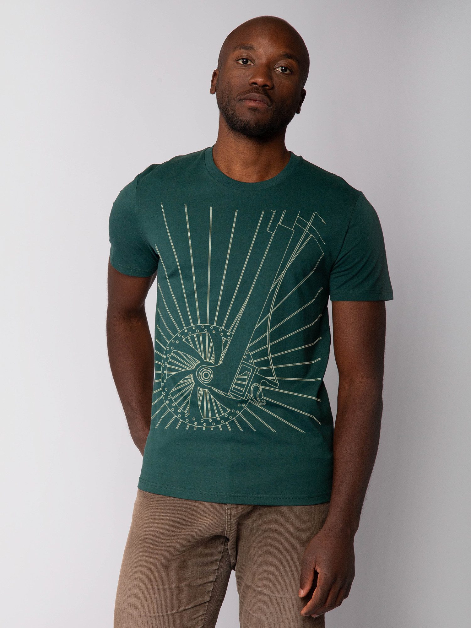 T-Shirt Fahrradspeichen