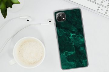 MuchoWow Handyhülle Marmor - Limone - Grün - Strukturiert - Marmoroptik, Phone Case, Handyhülle Xiaomi 11T, Silikon, Schutzhülle