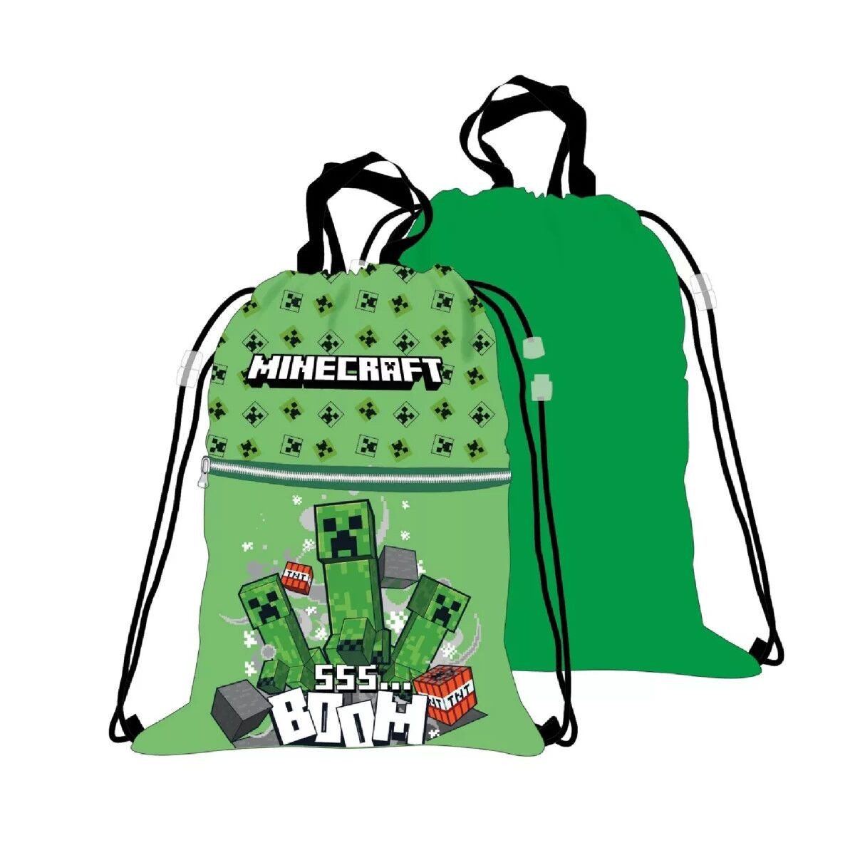 Minecraft Sporttasche Minecraft Boom Deluxe Sporttasche, Turnbeutel 45 cm